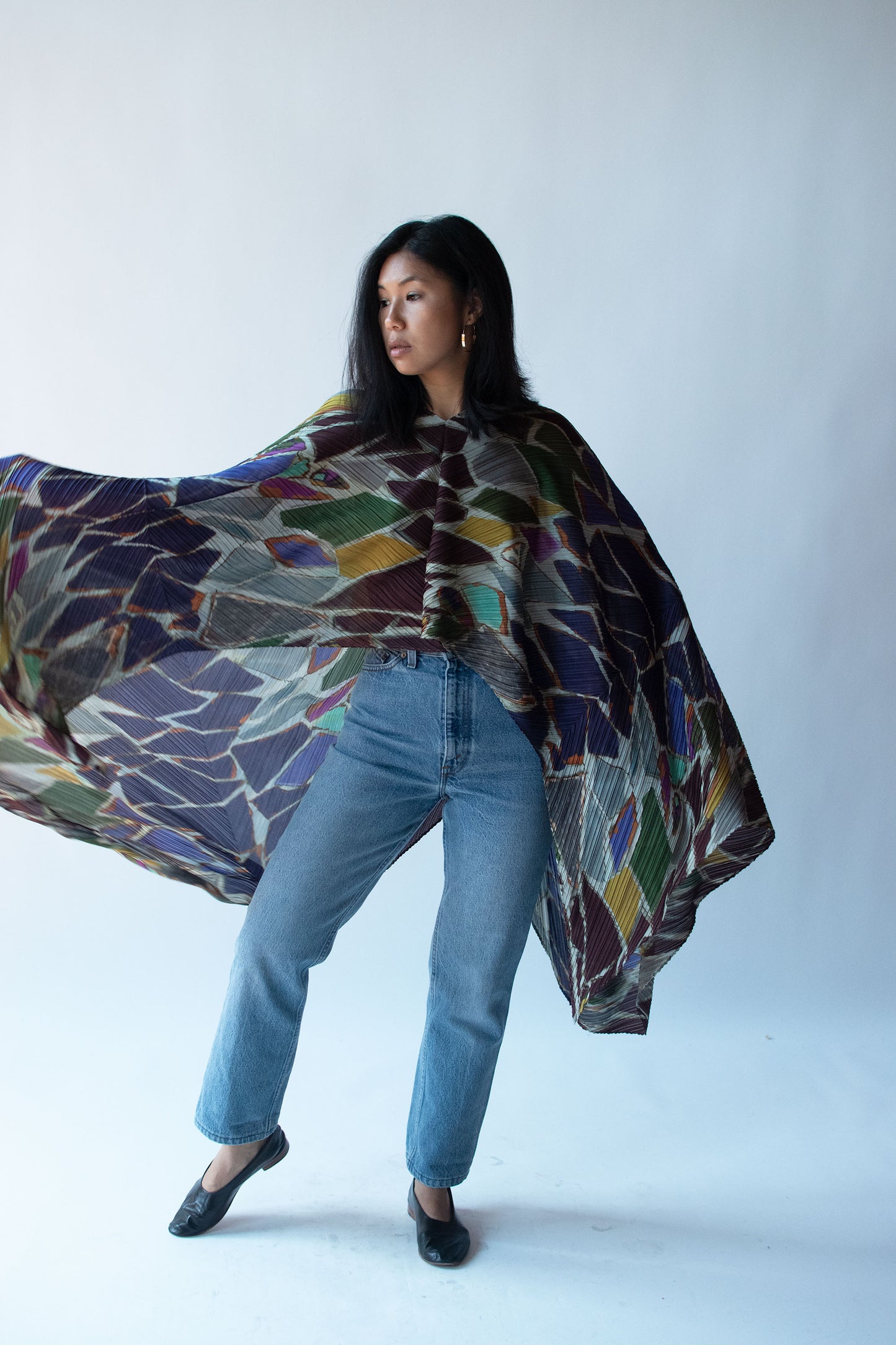 Pleated Convertible Shawl | Issey Miyake