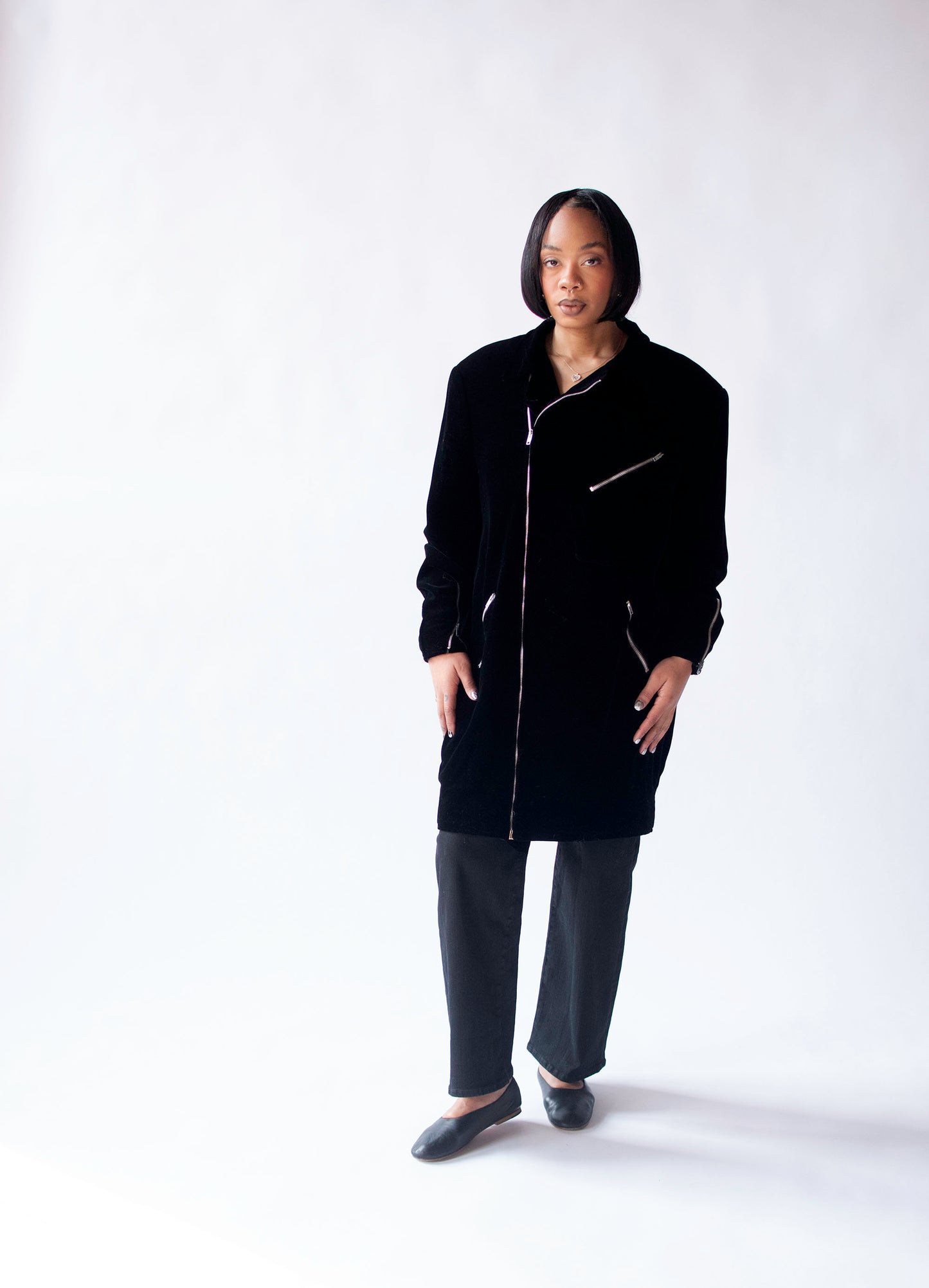 Black Velvet Jacket | Stephen Sprouse  FW 1984