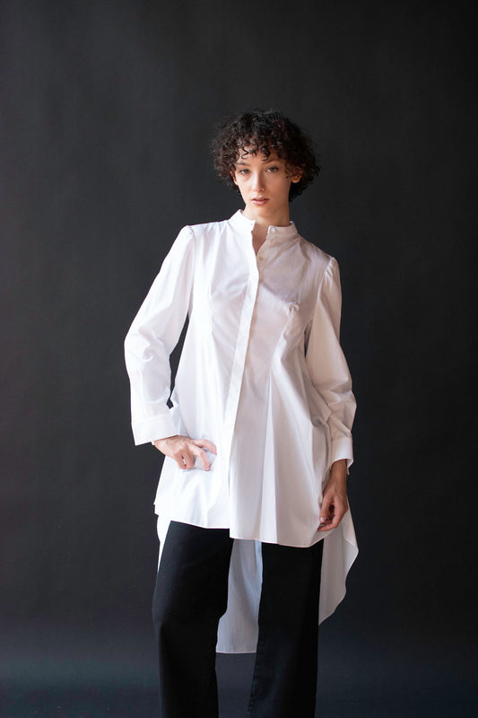 White Bustle Shirt | Alexander McQueen