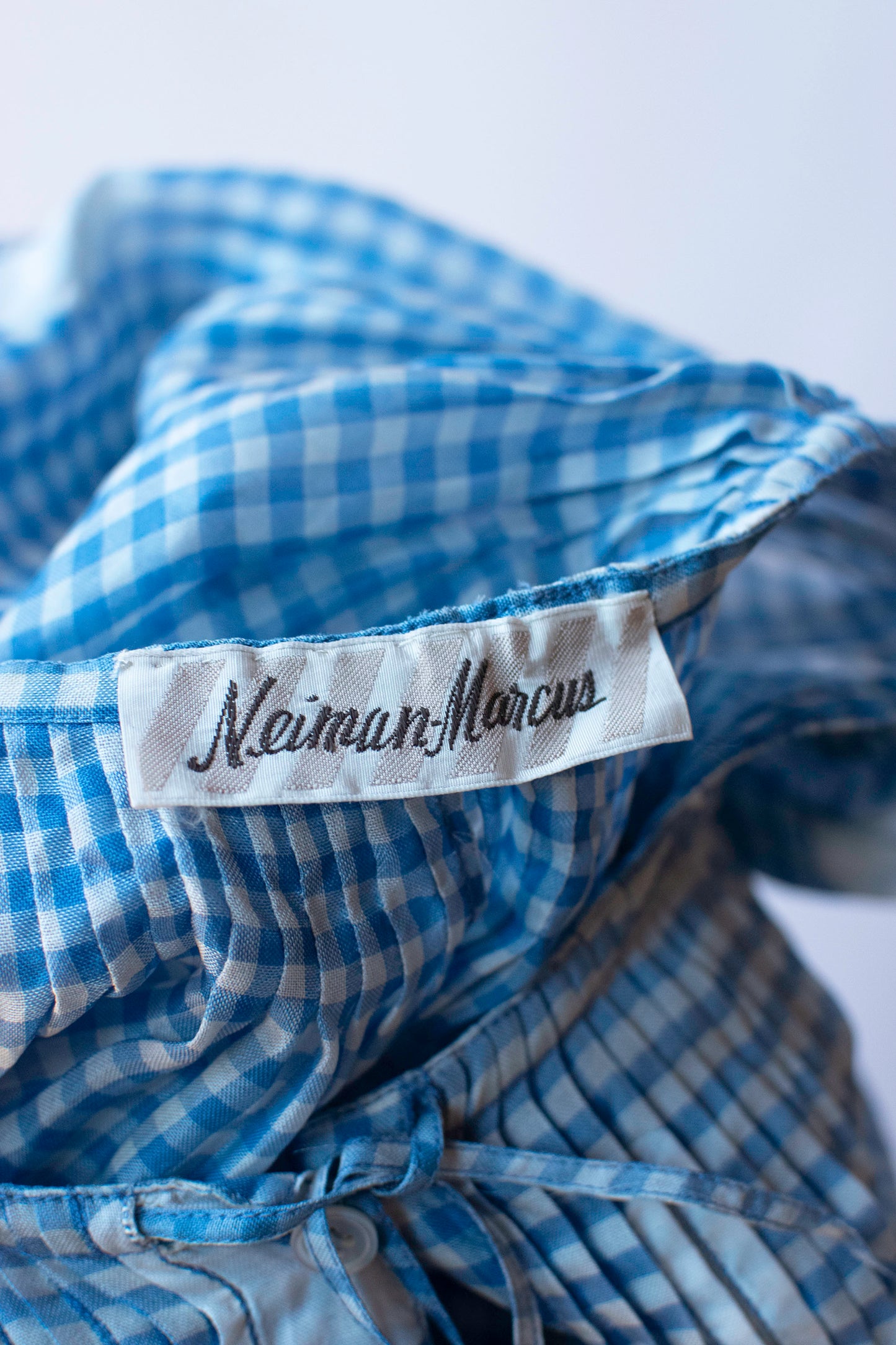 Organza Gingham Polka Dot Dress | Geoffrey Beene