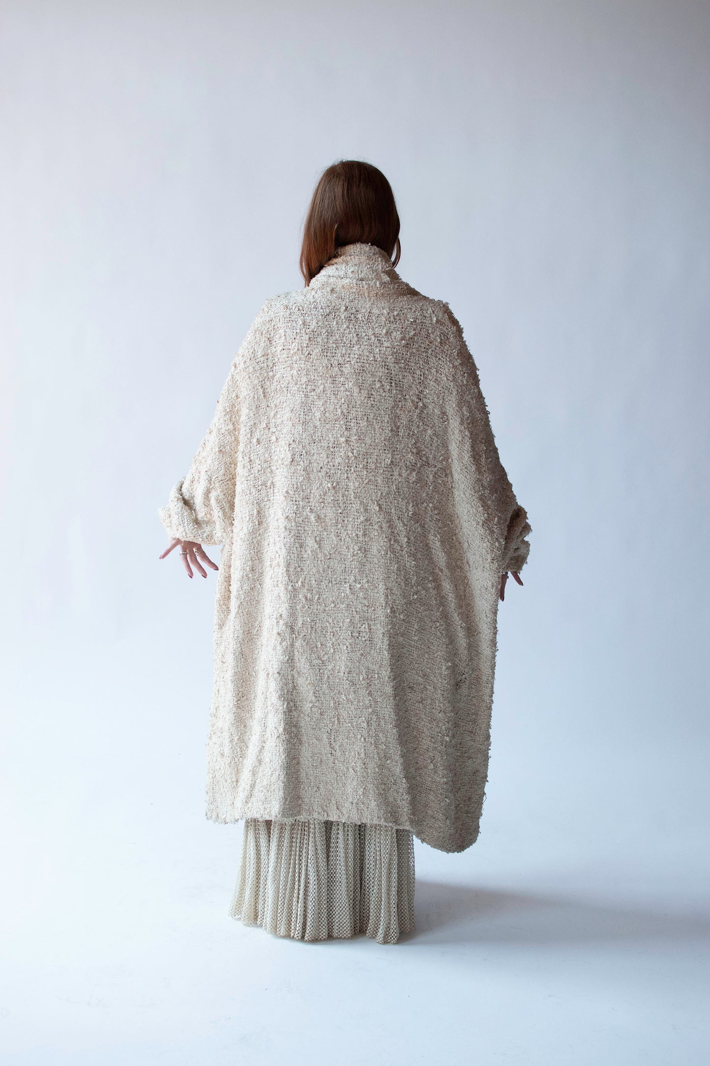 Woven Silk Coat | Romeo Gigli for Callaghan