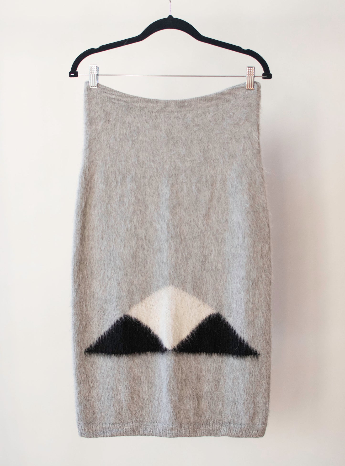 Gray Mohair Skirt