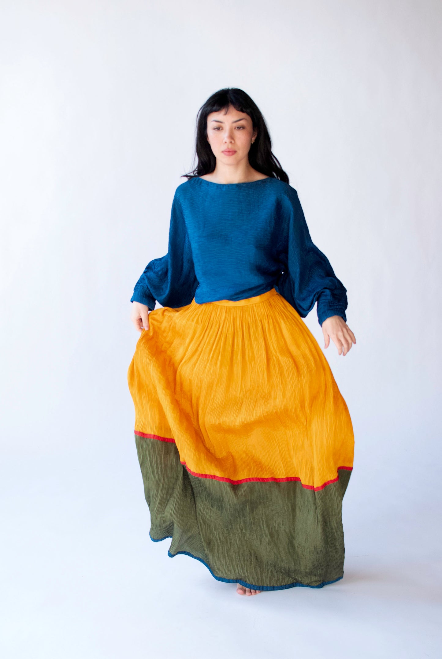 Silk Plisse Set | Geoffrey Beene