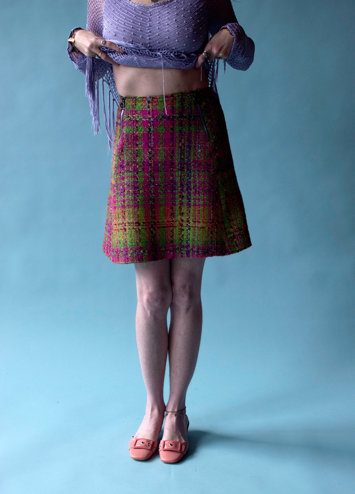 Plaid Mini Skirt | Christian Lacroix Bazar