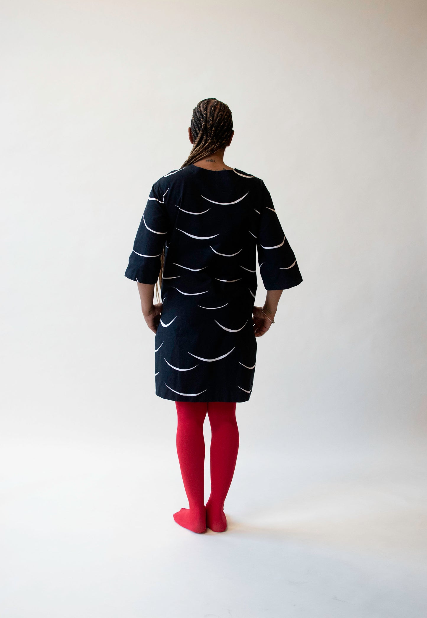 Crecent Print Dress |Marimekko 1974