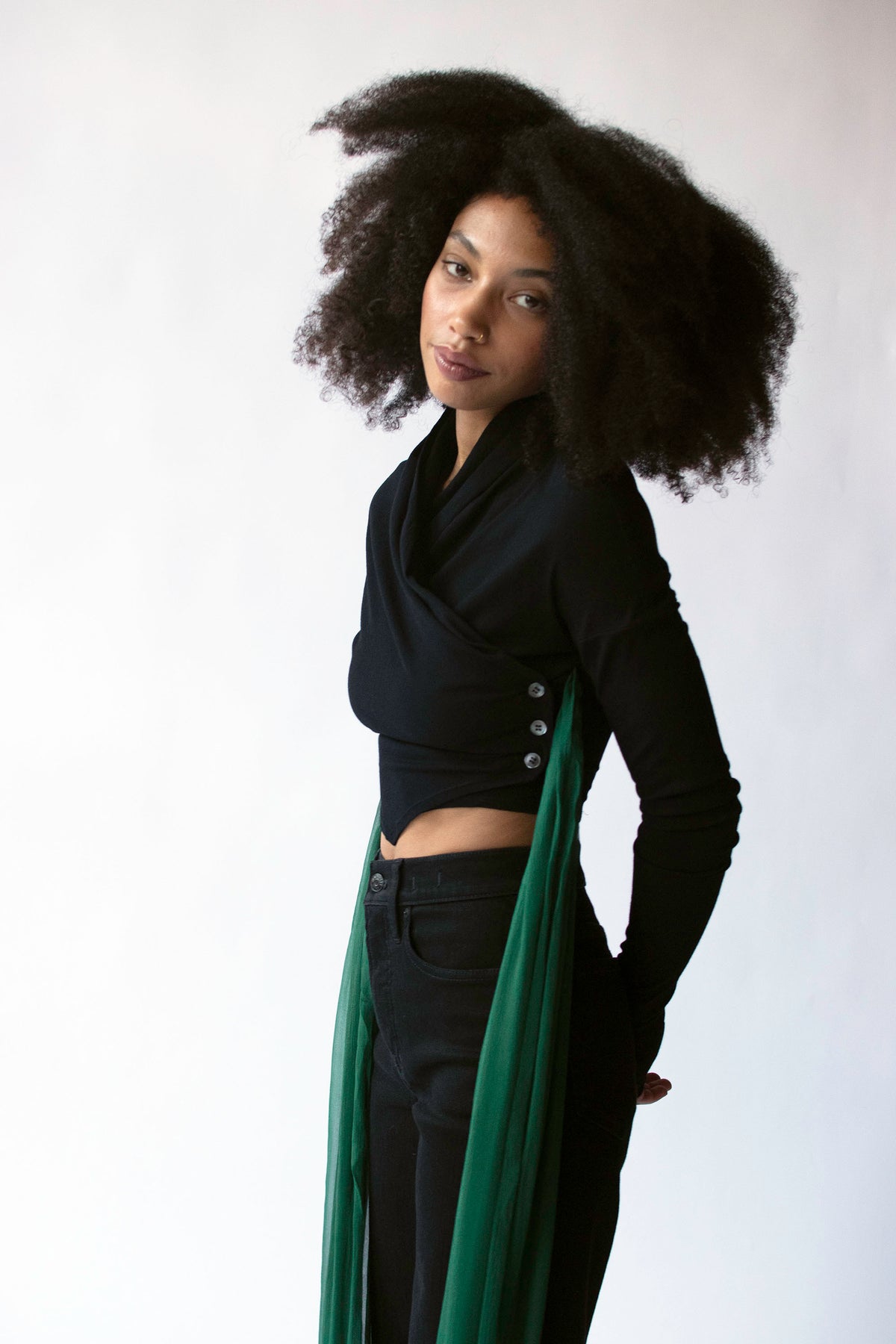 1990s Wrap Top | Complice by Dolce & Gabbana