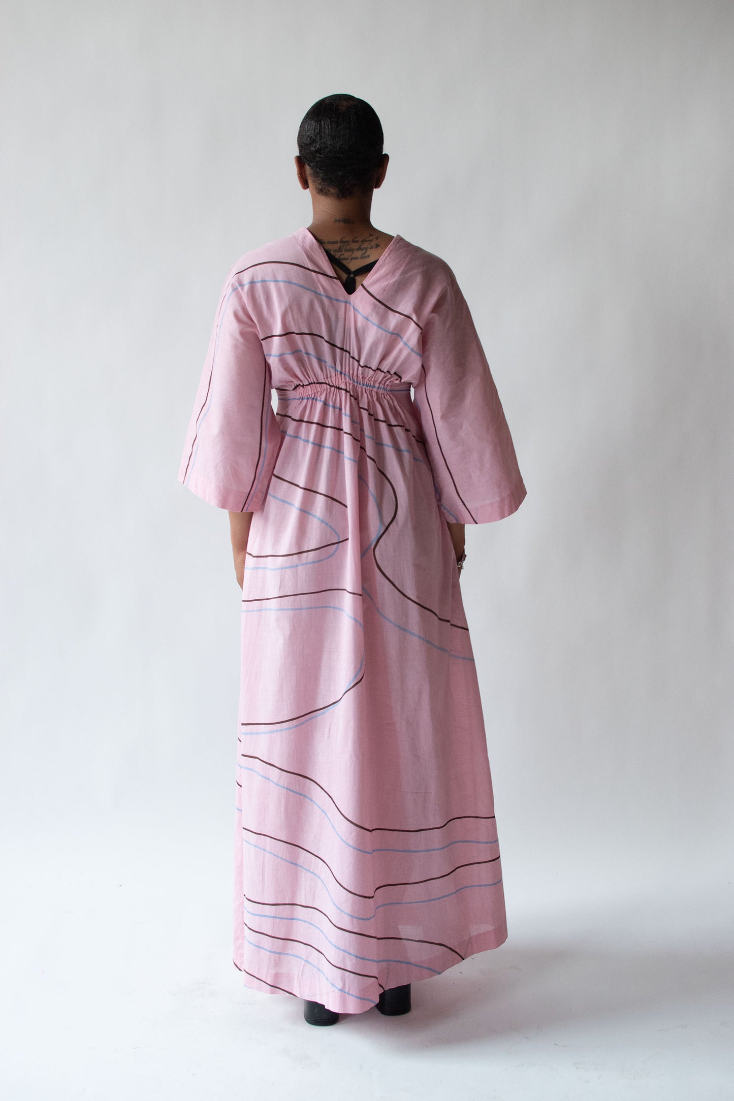 1970s Swirl Pink Dress | Marimekko