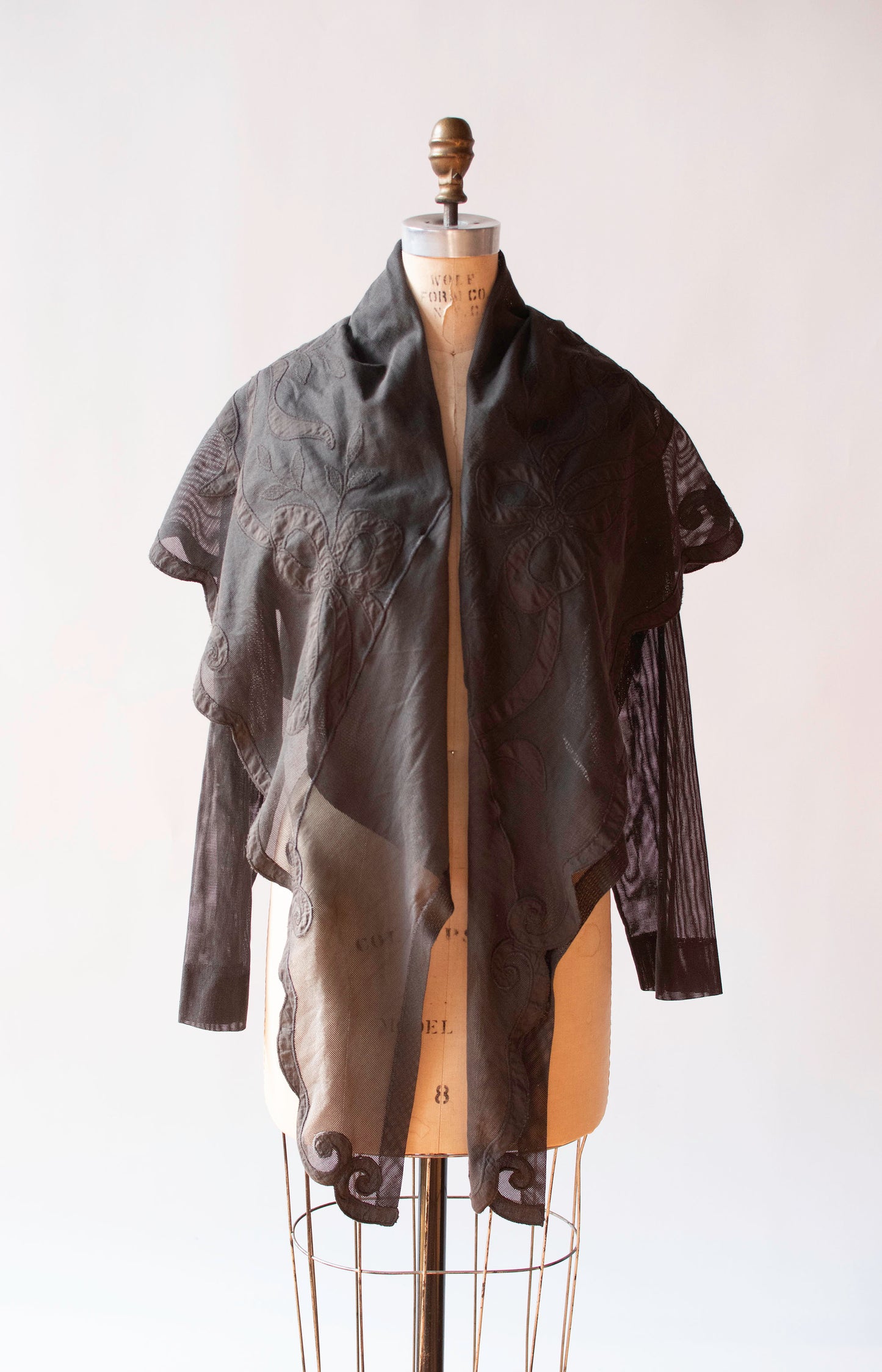 Gray Mesh Jacket | Romeo Gigli for Callaghan 1989