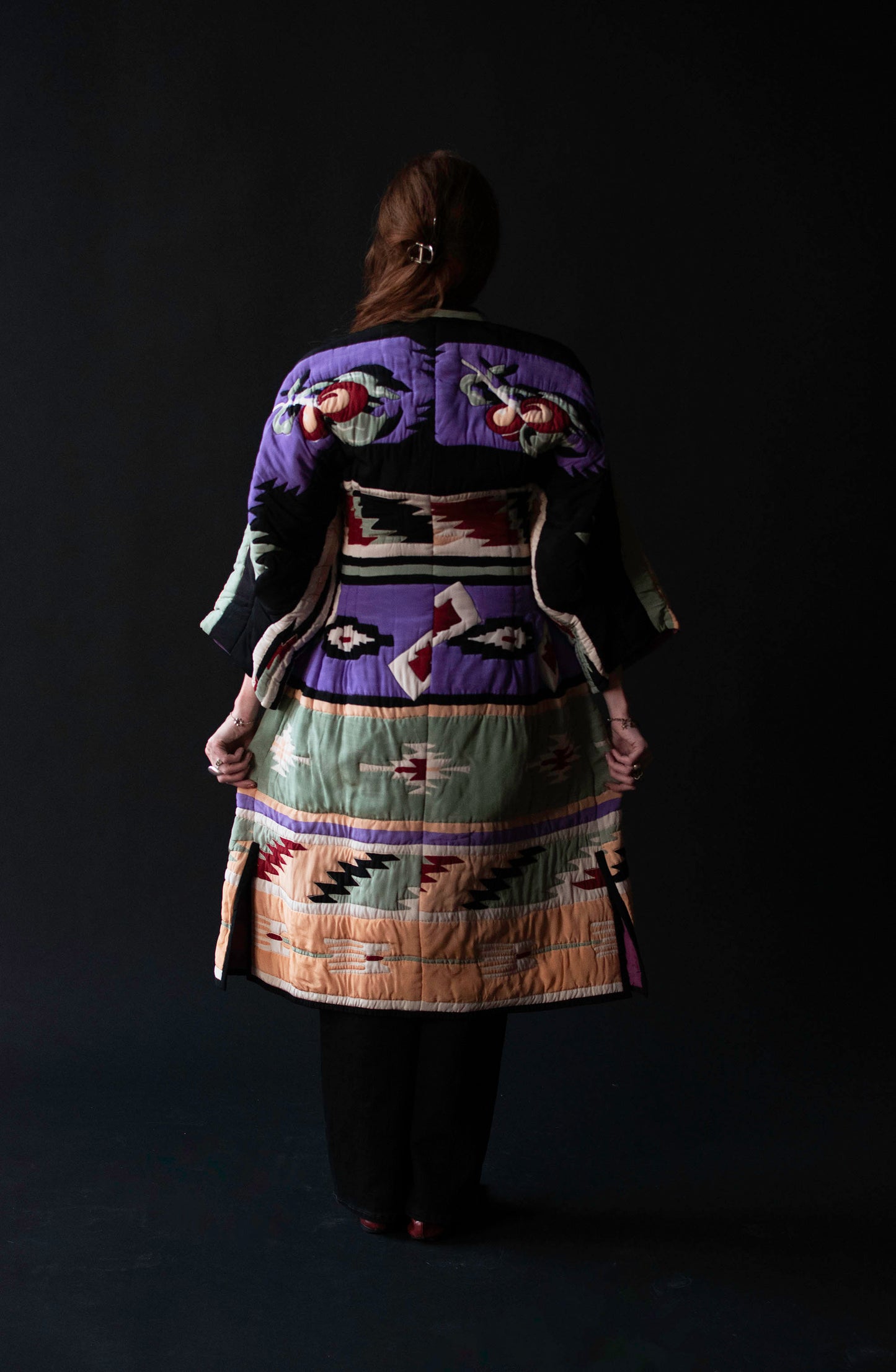 Quilted Silk Coat | Michaele Vollbracht