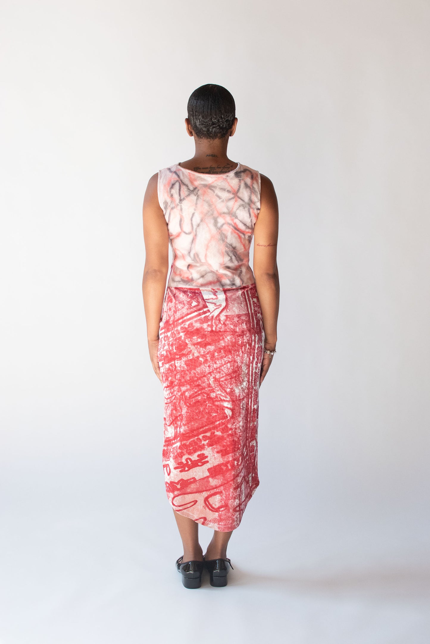 Y2K Mixed Fabric Dress | E-Play