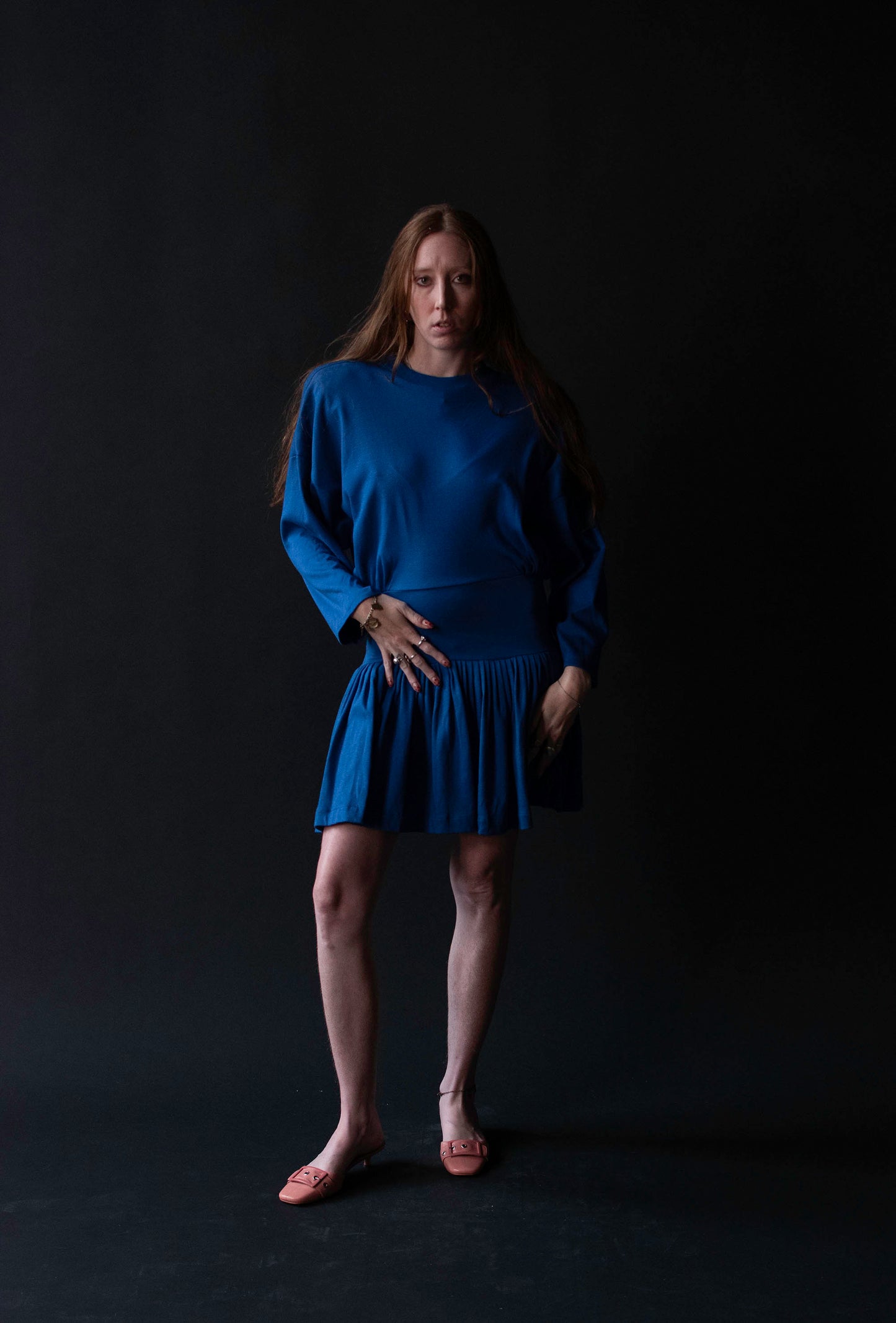 Cobalt Jersey Dress | Norma Kamali
