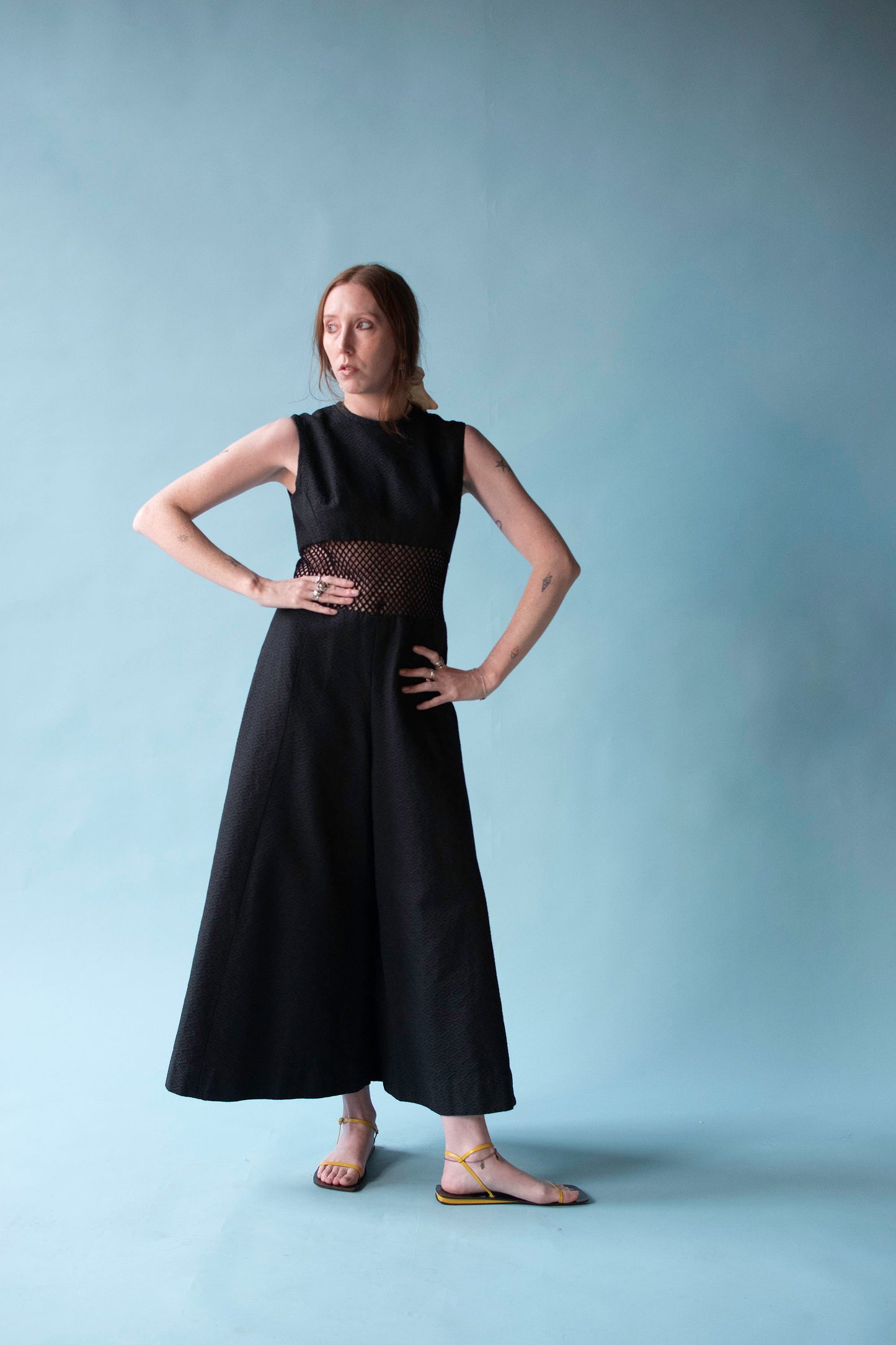 1960s Fishnet Jumpsuit