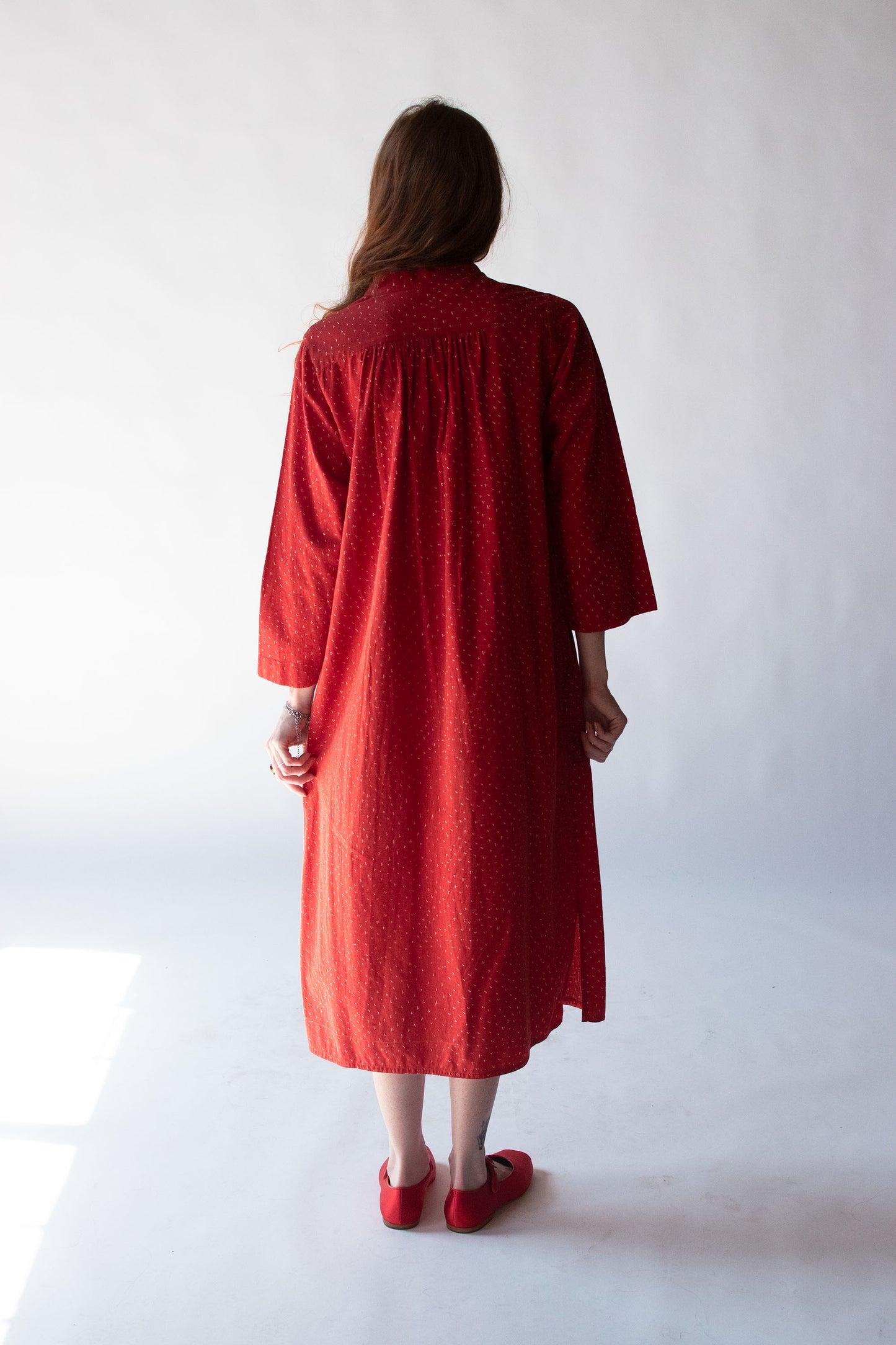 Red Cotton Dress | Marimekko