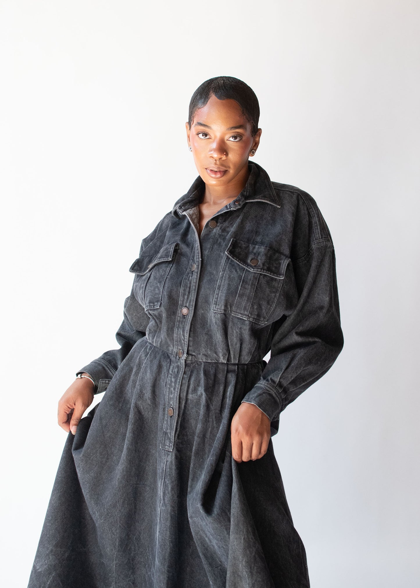 1980s Denim Dress | Norma Kamali