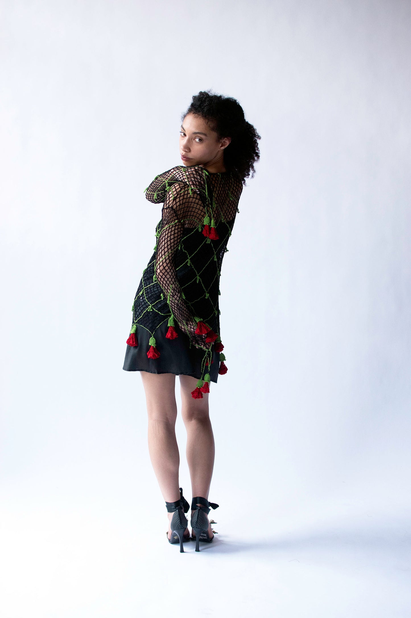 Crochet Rose Cardigan | Moschino Cheap & Chic