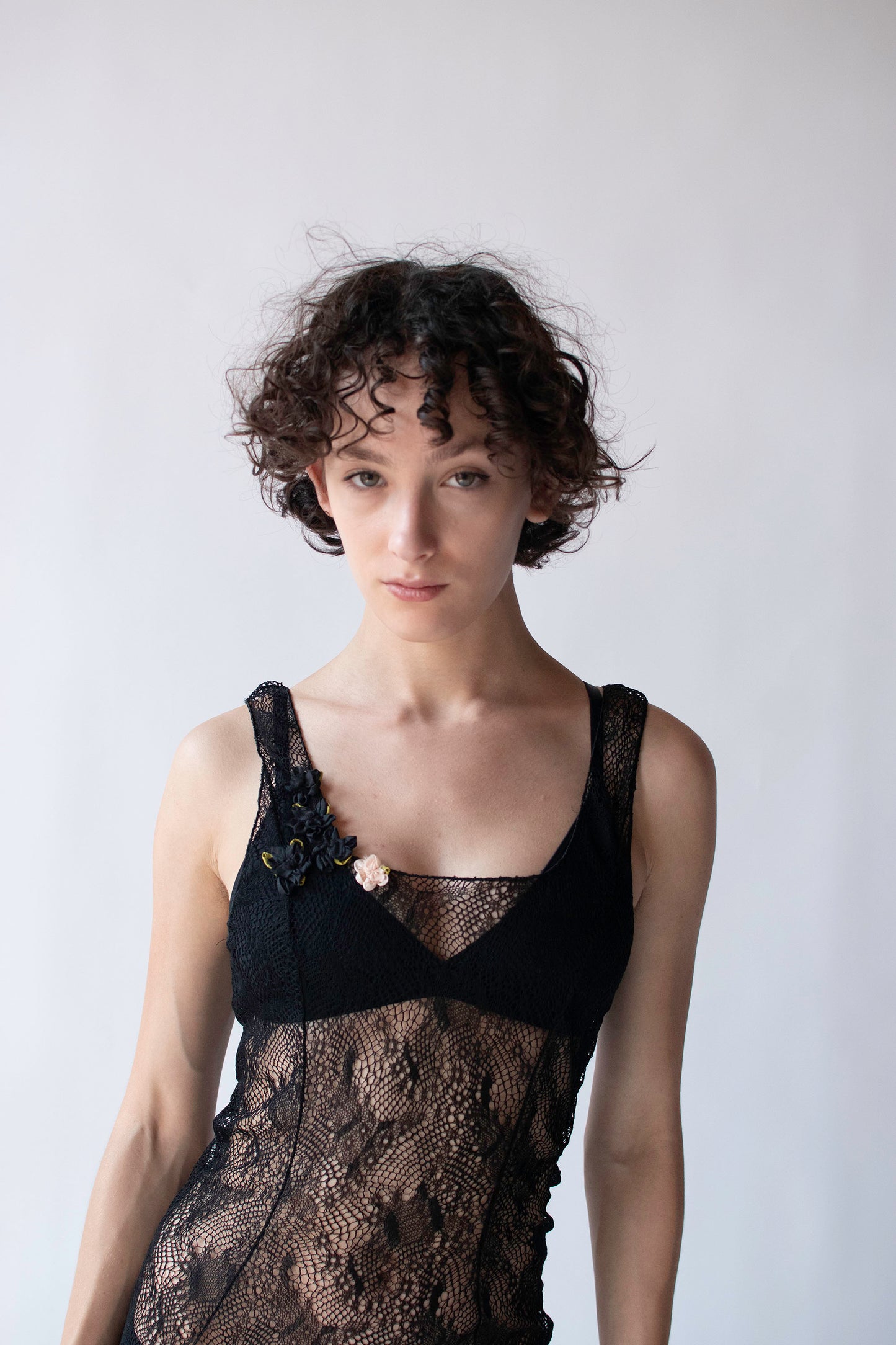 Black Lace Dress | Anna Molinari