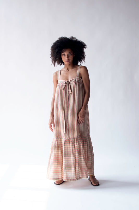 1970s Stiped Sundress | Yves Saint Laurent