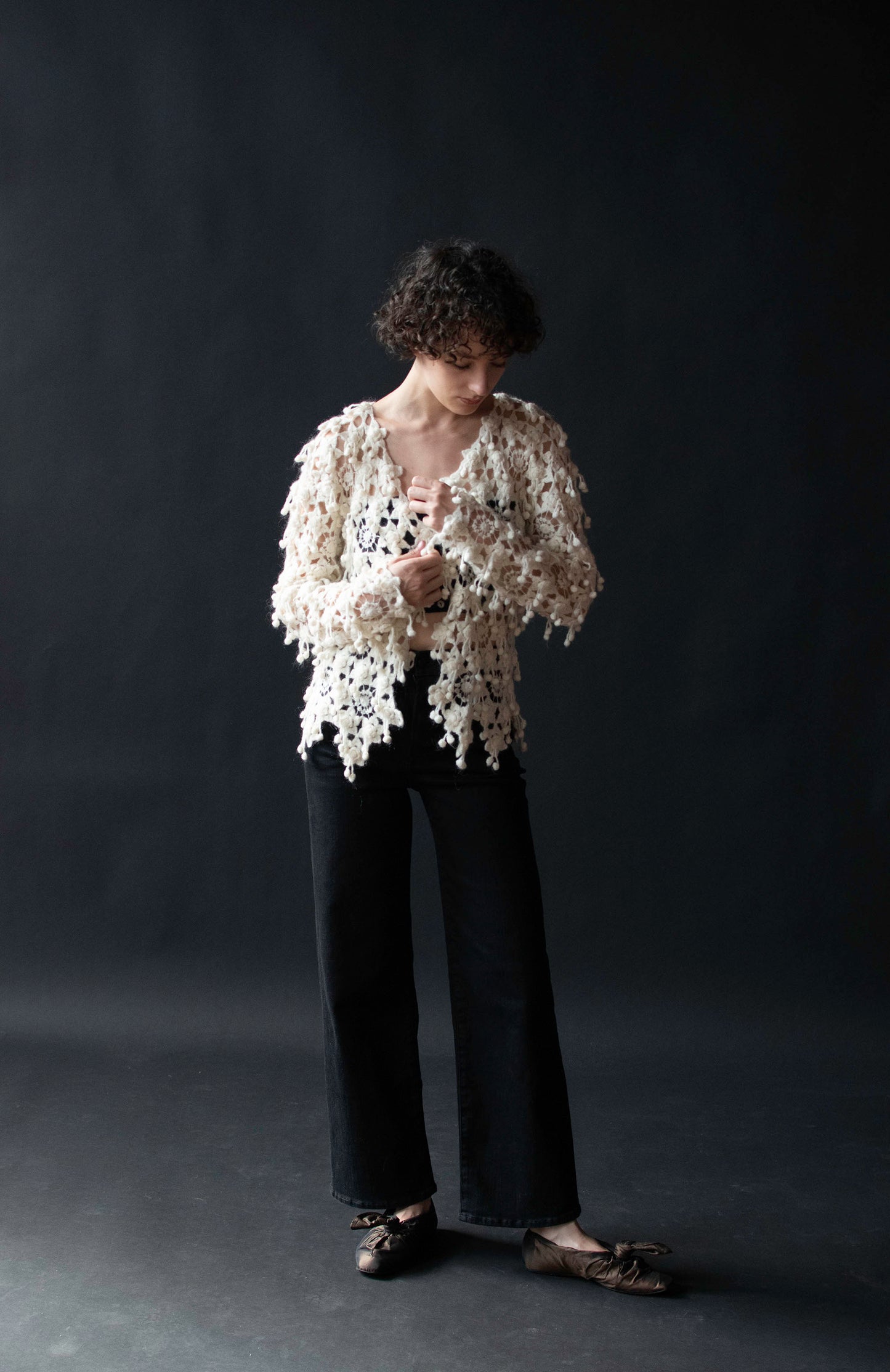 1990s Snowflake Cardigan | Madame Nicole Matsuda