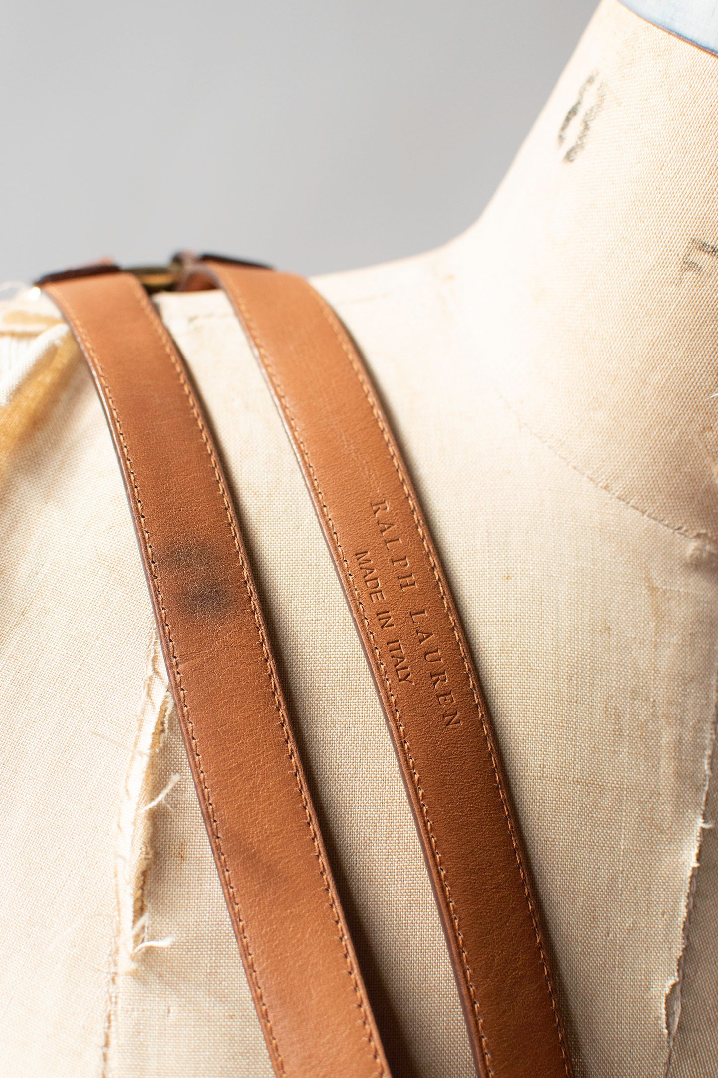 Horsebit Leather Belt Ralph Lauren FW 2006