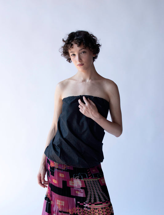 Silk Bubble Top | Donna Karan