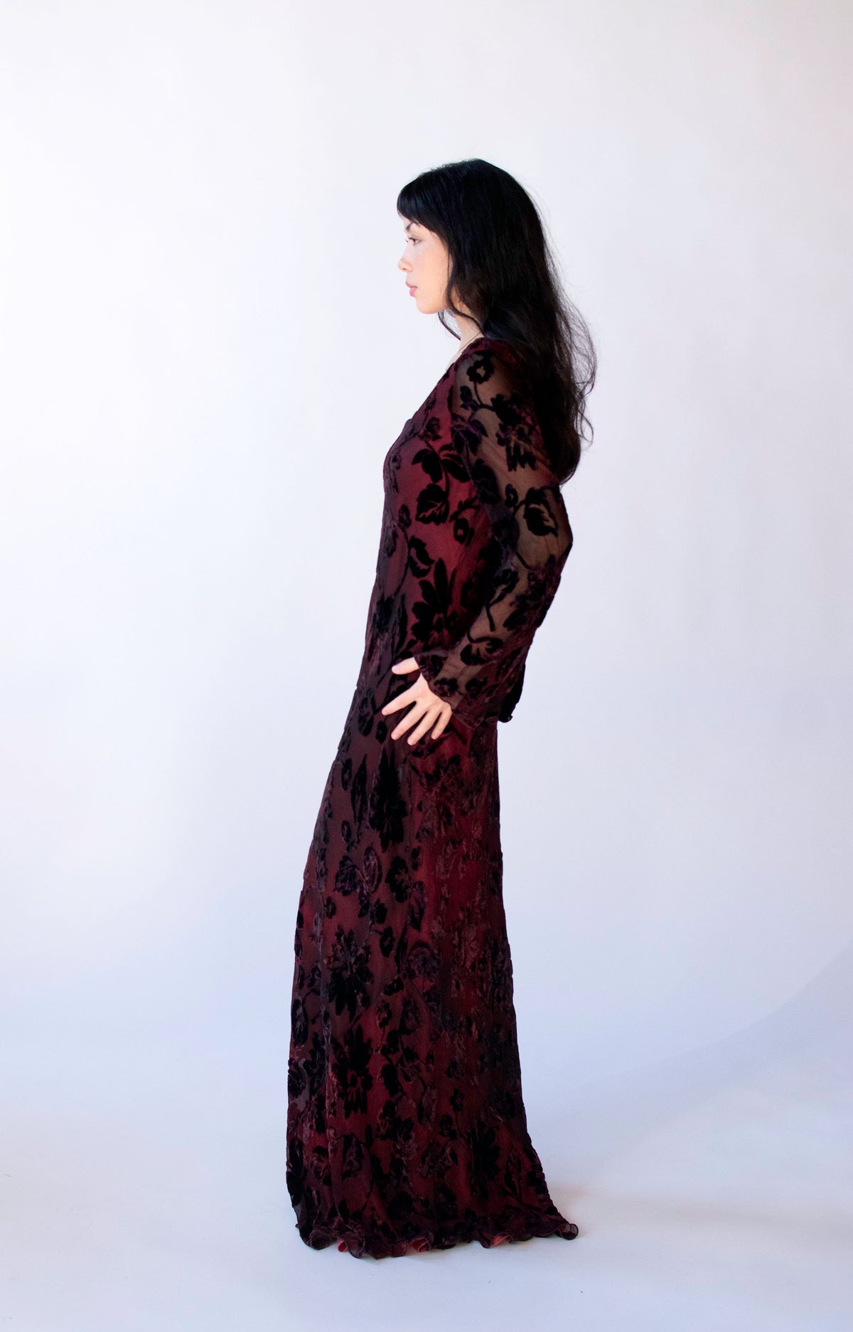 1990s Devore Dress | Amy Michelson for Holly Harp