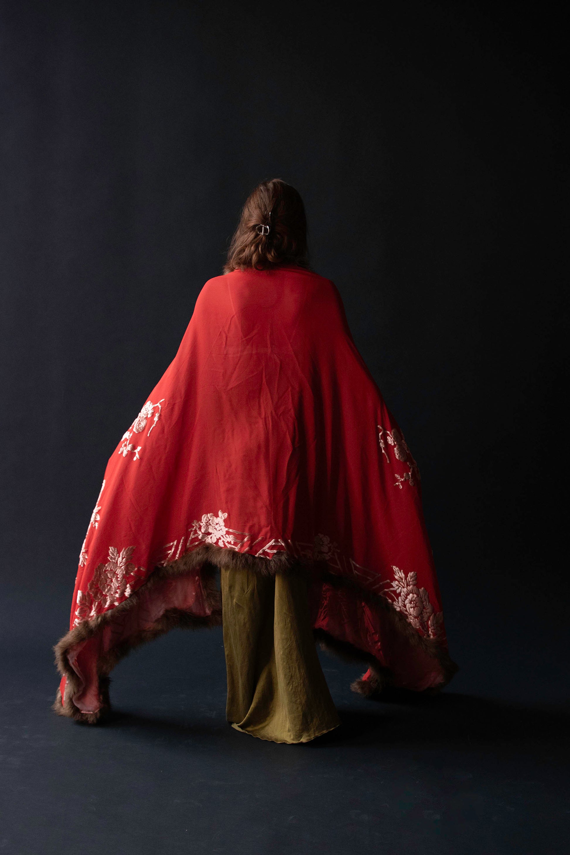 1920s Devore Shawl