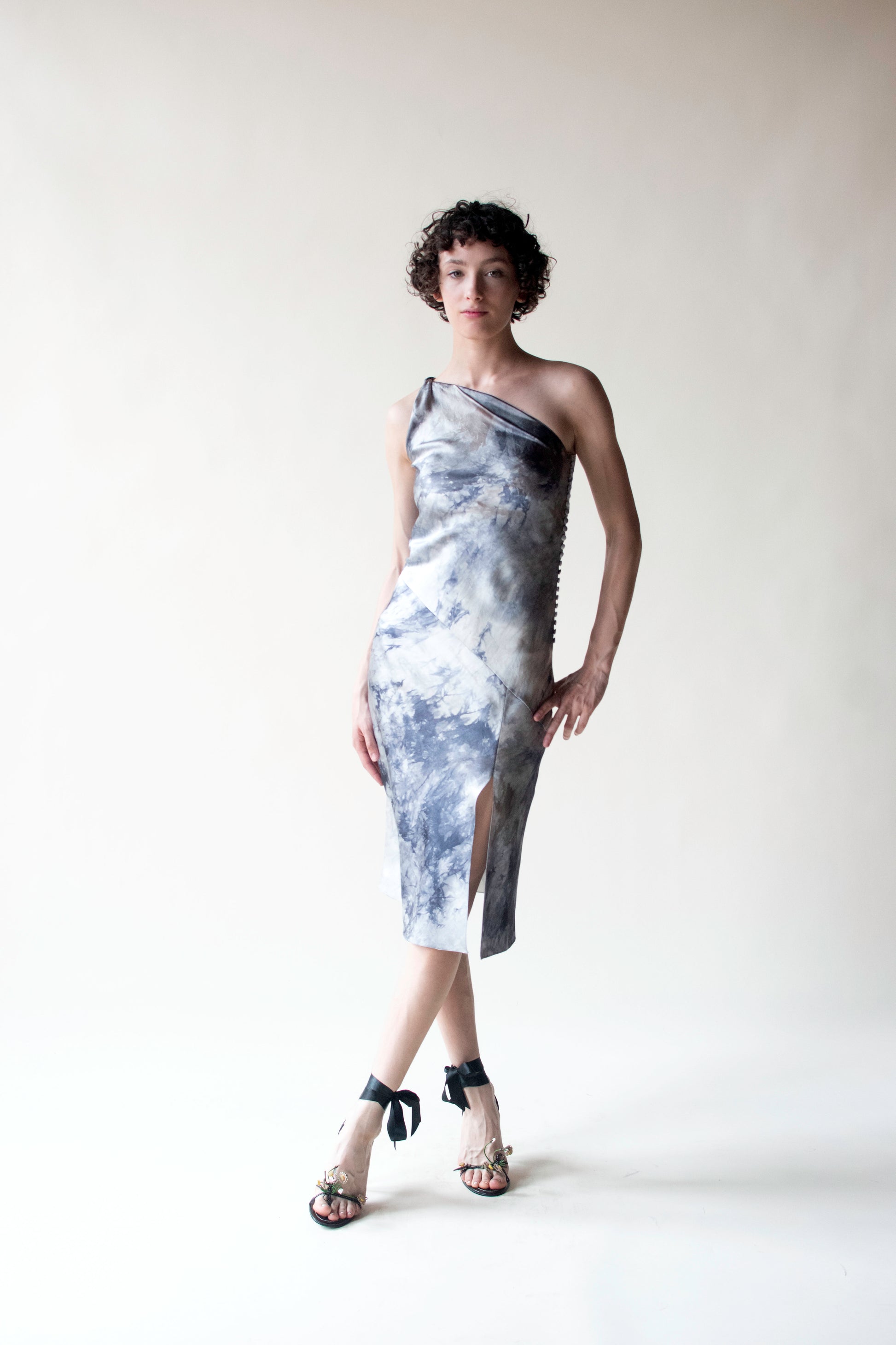 galliano silk dress Bias Cut Silk Dress