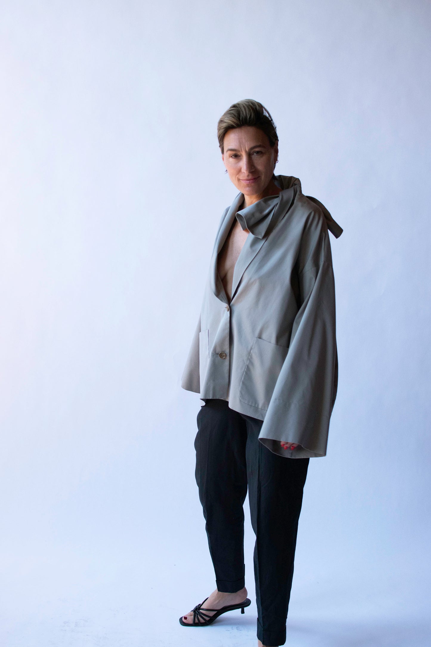 Dove Gray Jacket | Romeo Gigli Gray 1989