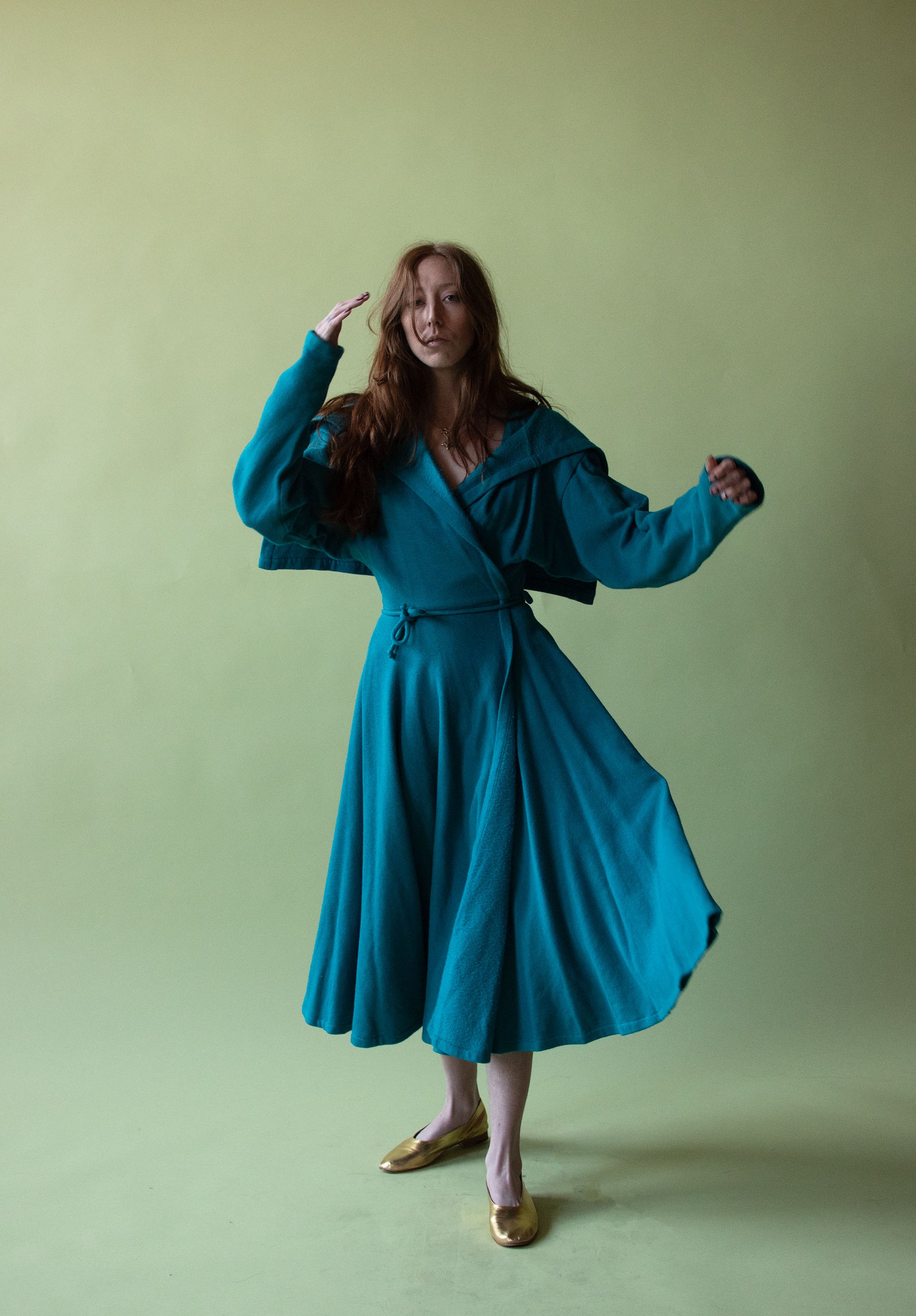 1980s Sweatshirt Coat / Dress | Norma Kamali Female Hysteria Vintage 1980s Sweatshirt Coat / Dress | Norma Kamali Female Hysteria Vintage