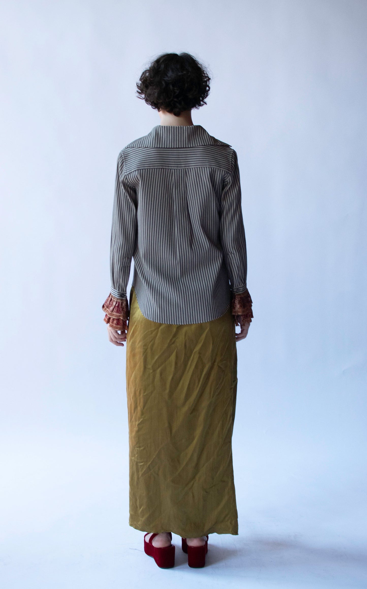 Ruffle Cuff Shirt | Romeo Gigli