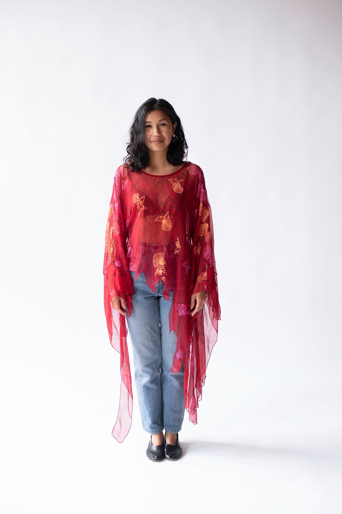 1980s Silk Tunic | Zandra Rhodes