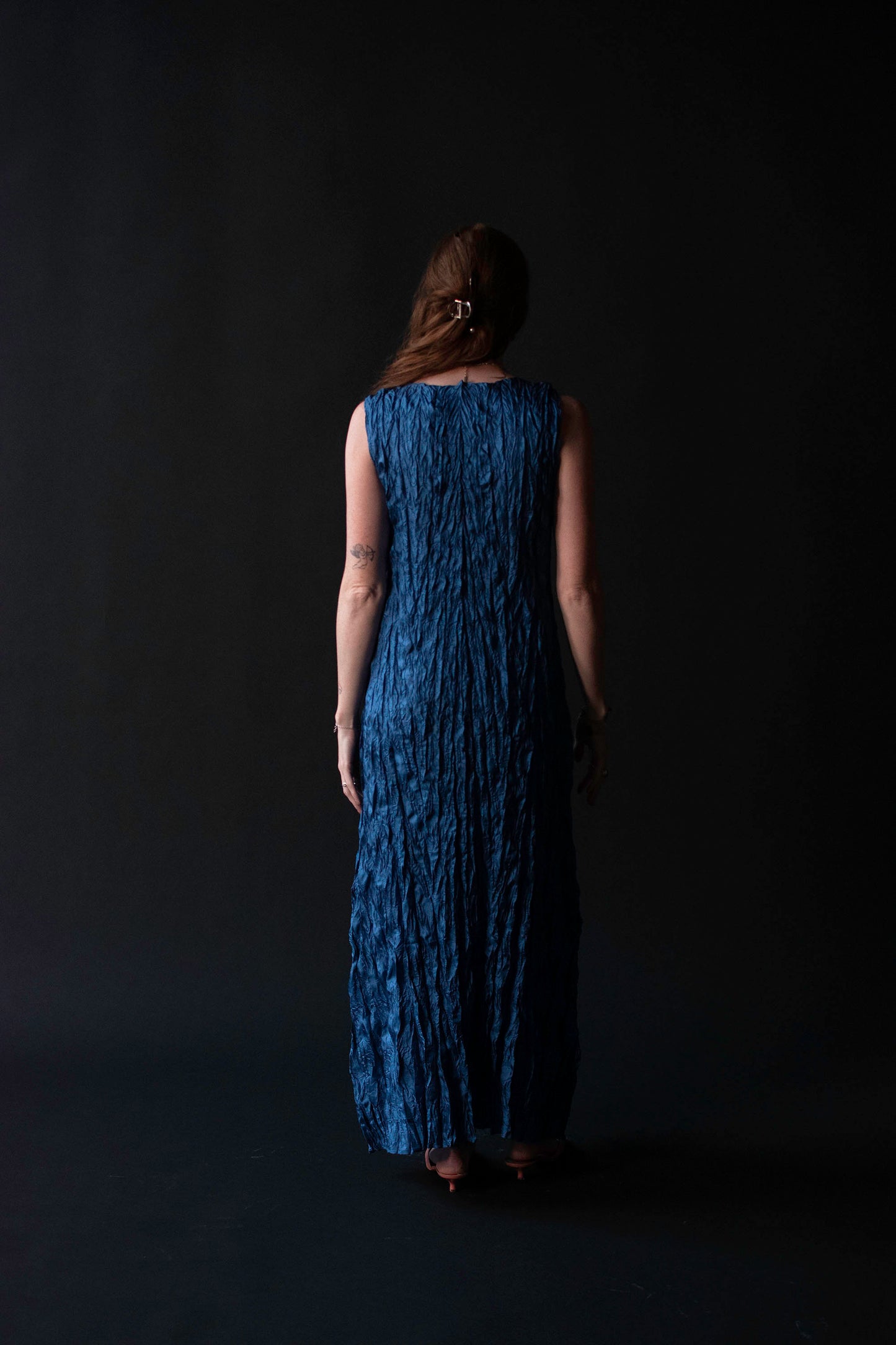 Pleated Blue Dress | Issey Miyake