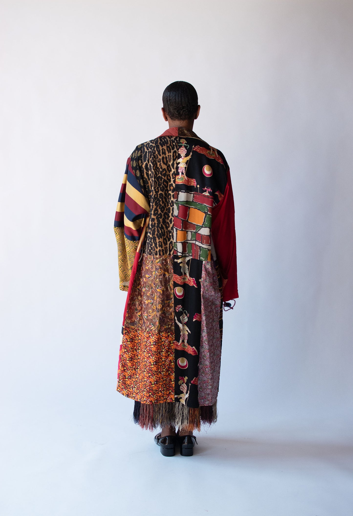 1990s Silk Patchwork Robe | Todd Oldham