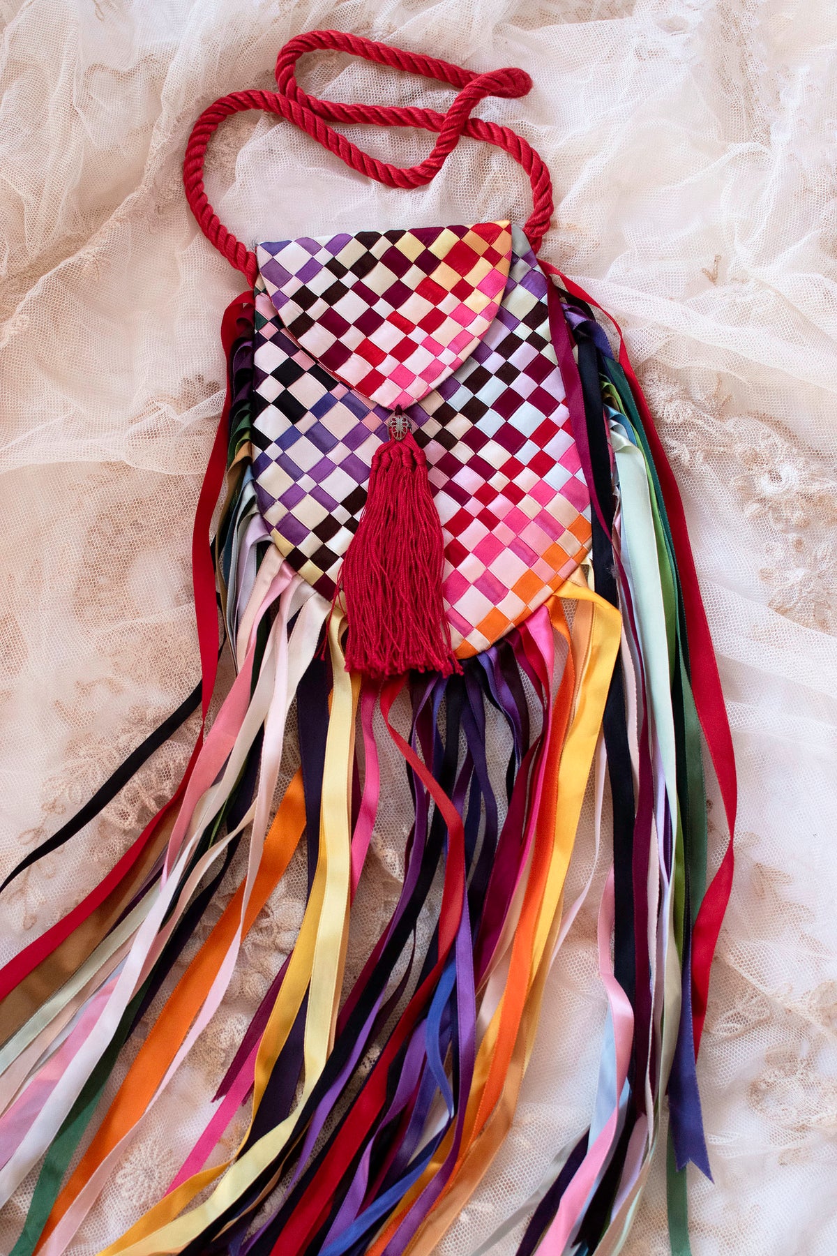 1980s Ribbon Bag | Tallulah ! by Janice Fortier