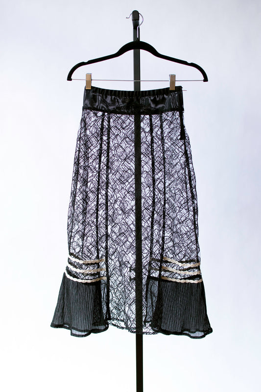 Sheer Black Skirt | Voyage Invest in the Original!