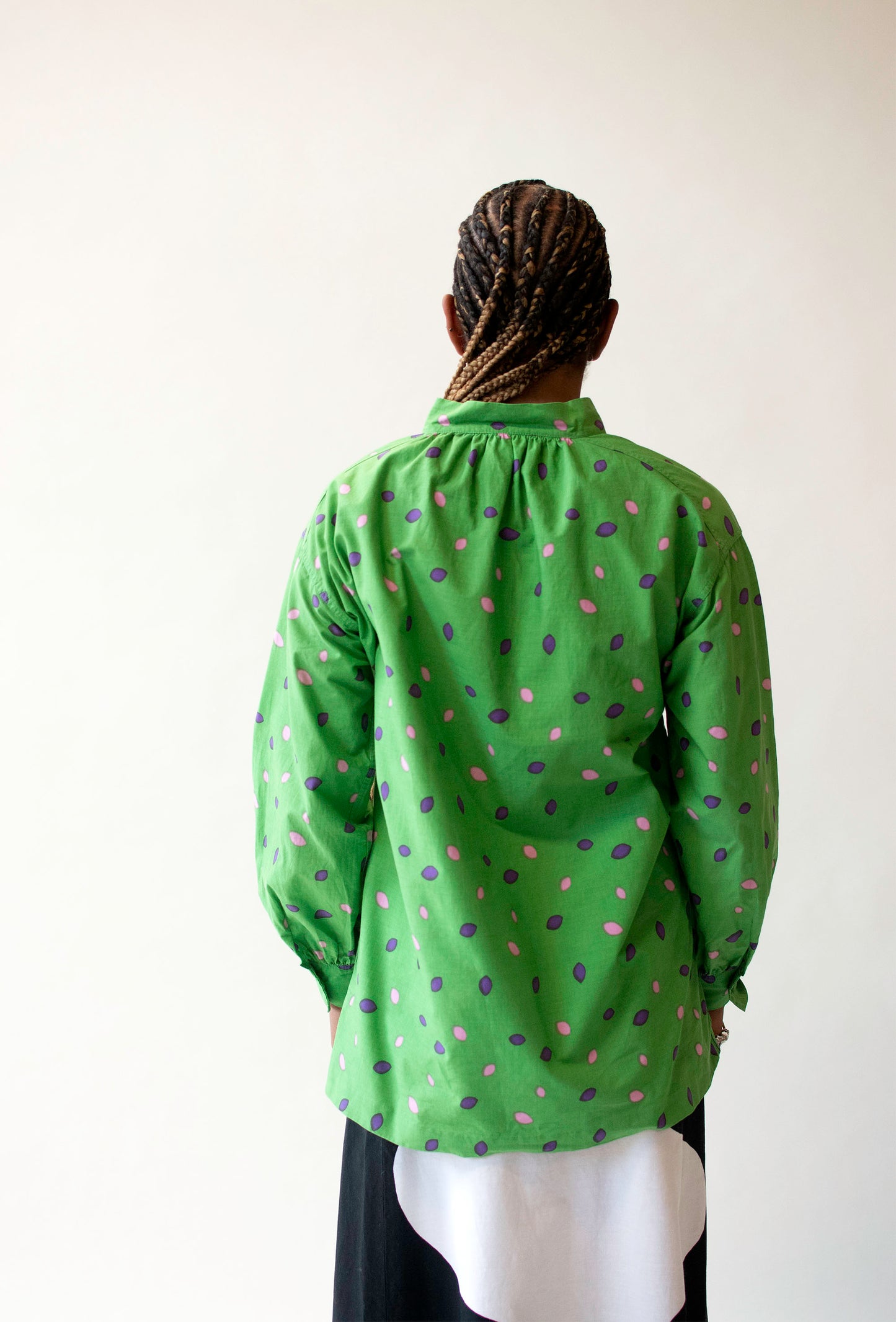 Green Popover Shirt | Marimekko 1974