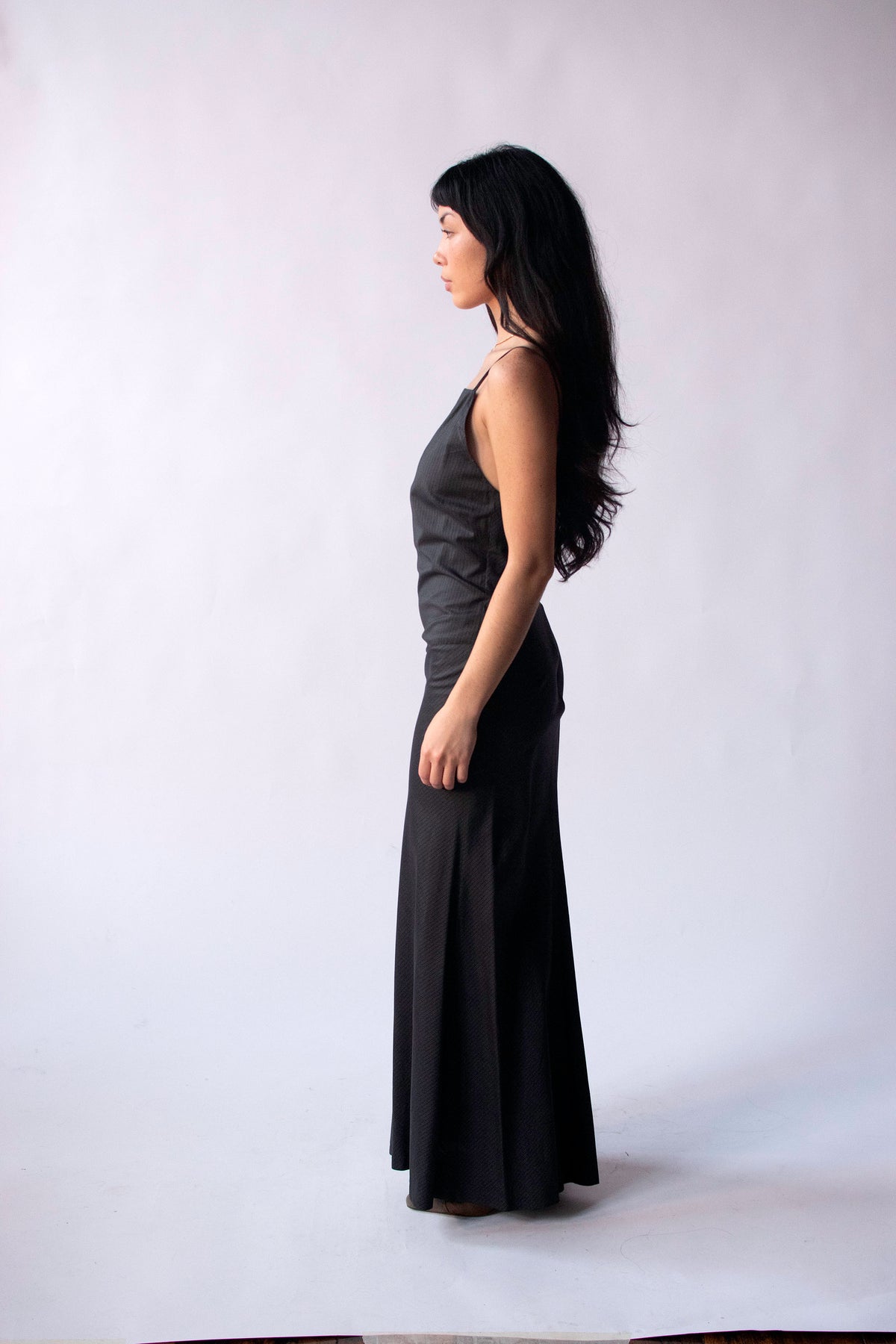 Pinstripe Dress | Romeo Gigli