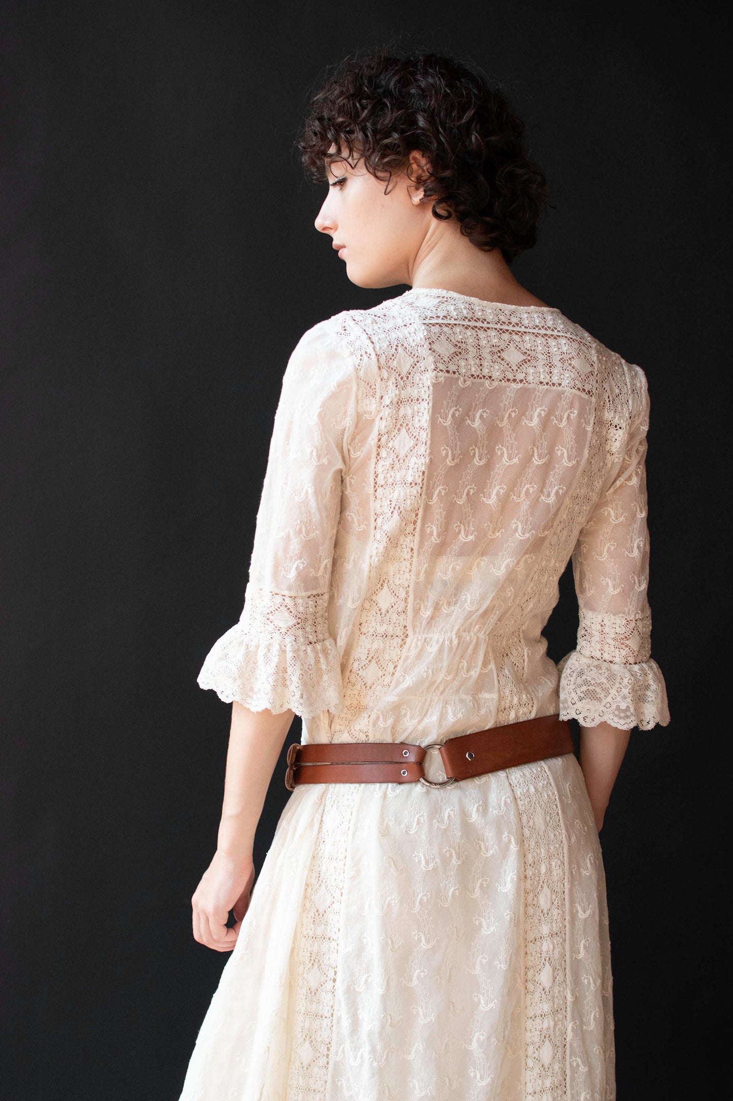 Brown Leather O-Ring Belt | Ralph Lauren