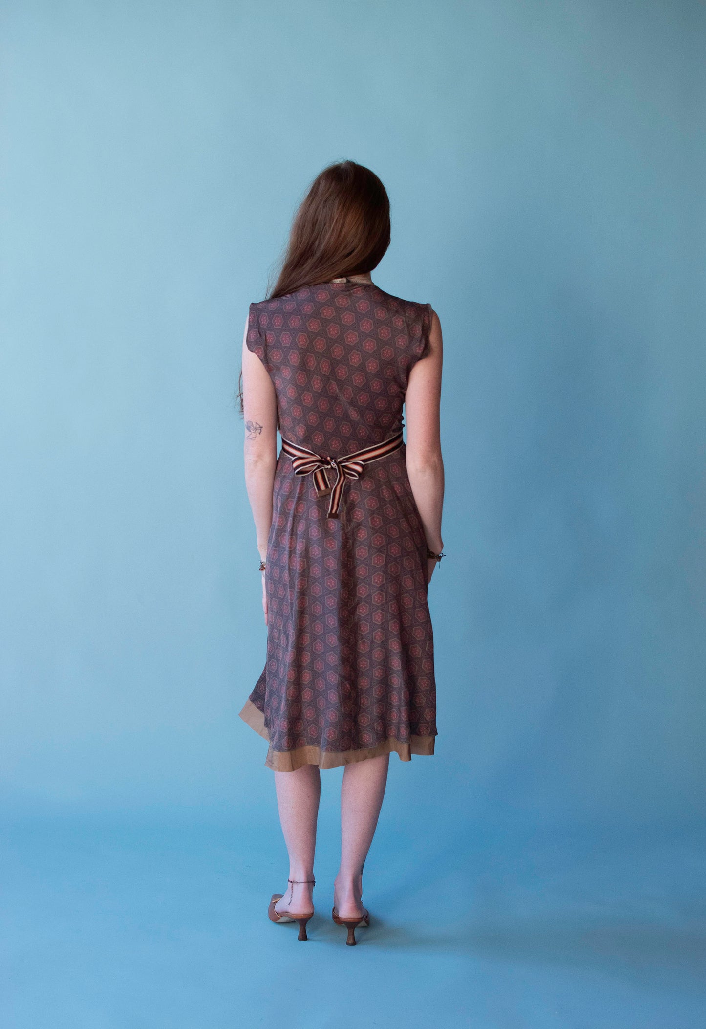 Printed Silk Dress | Rozae Nichols