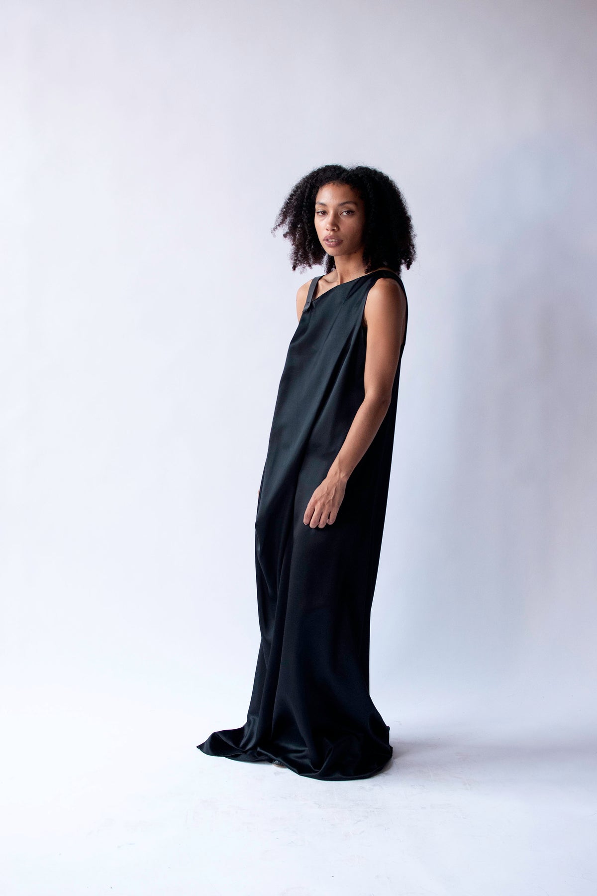 Black Draped Dress | Rozae Nichols