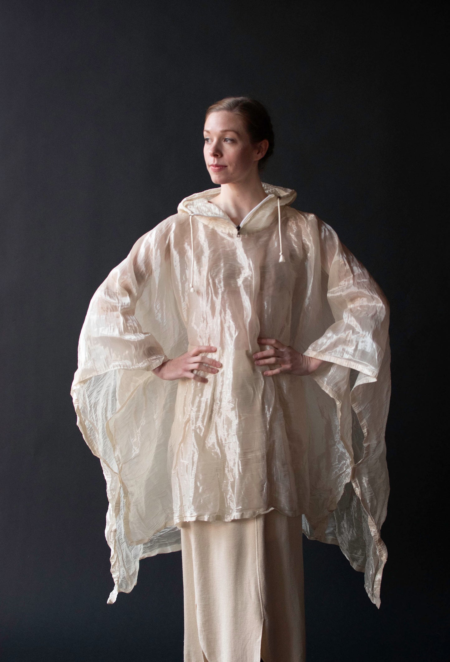 Metallic Poncho | Bauhaus Nathaniel Christian