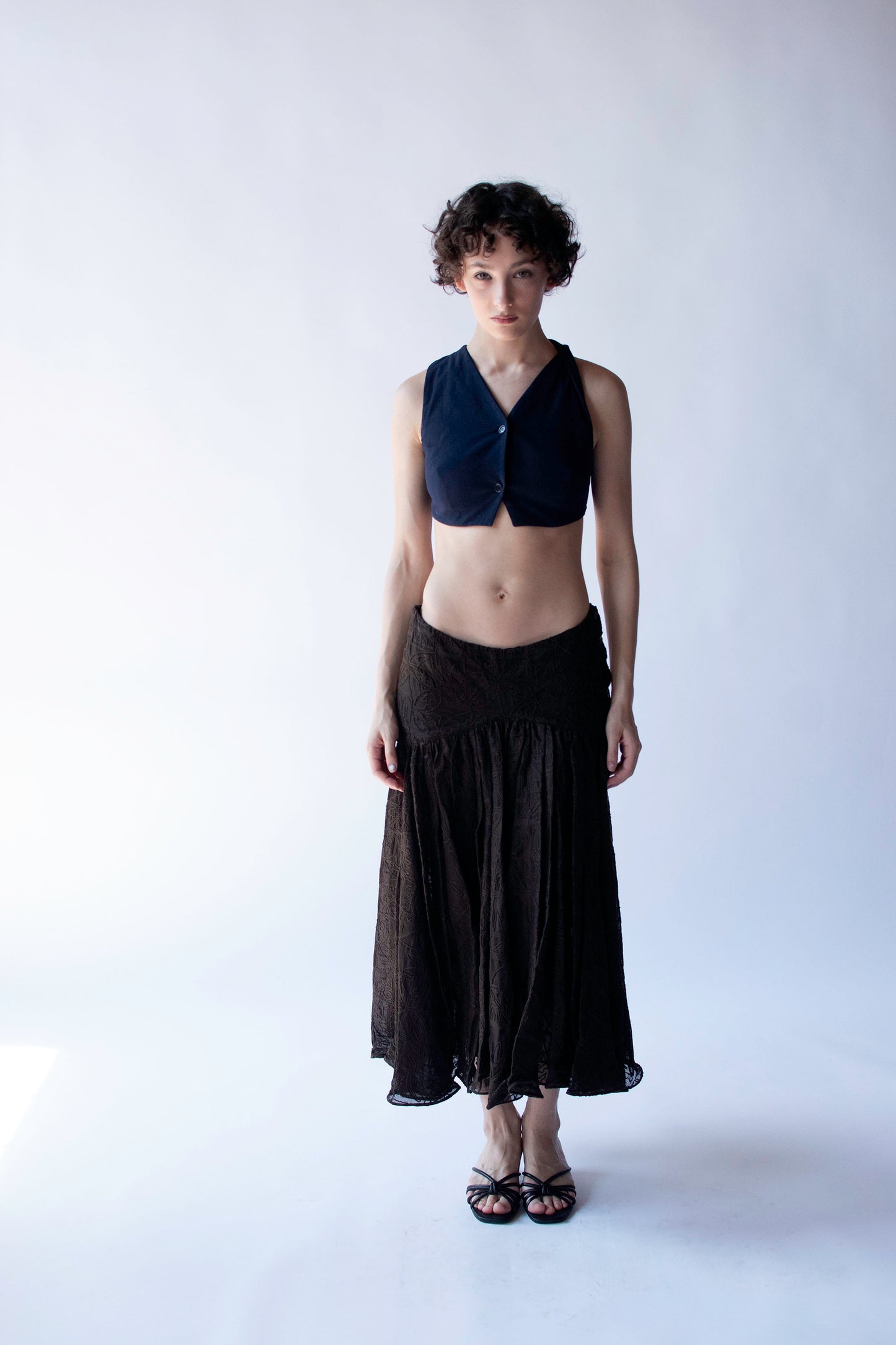 Navy Vest | Romeo Gigli