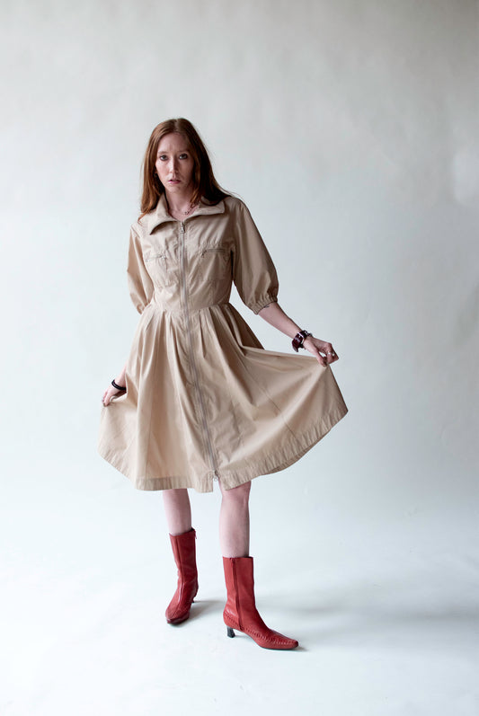 Beige Shirtdress | Prada