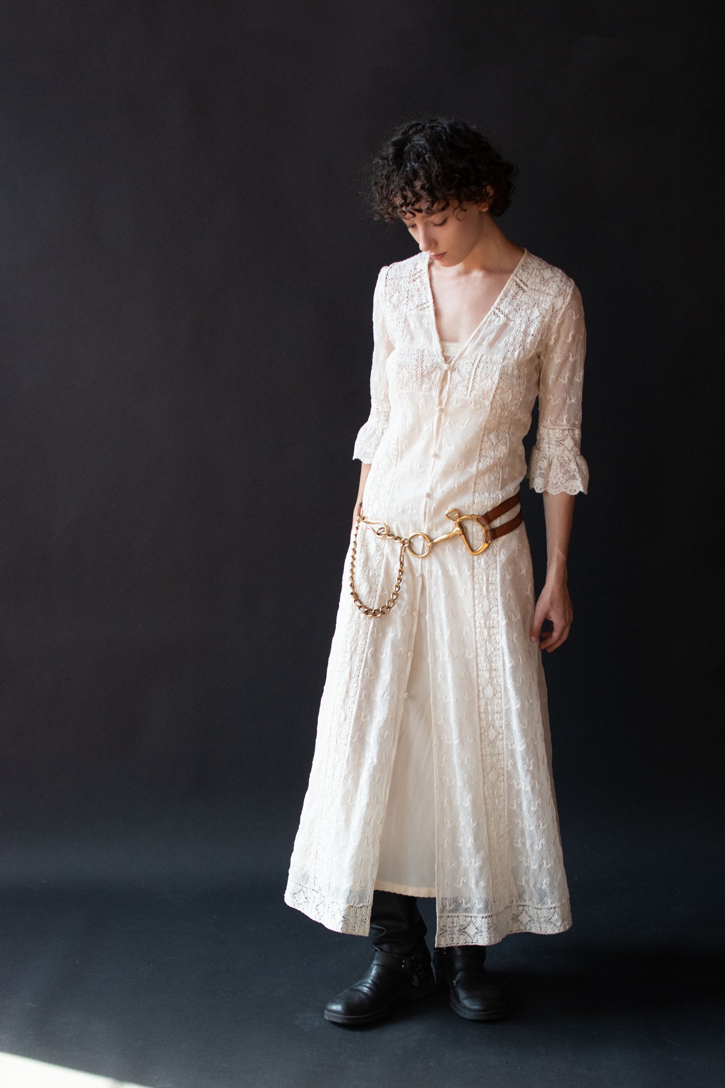 Horsebit Leather Belt Ralph Lauren FW 2006