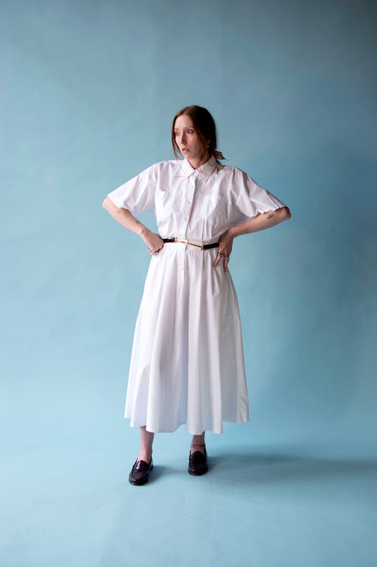 White Shirtdress | Katherine Kamnett