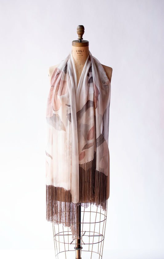 Chiffon Fringed Shawl