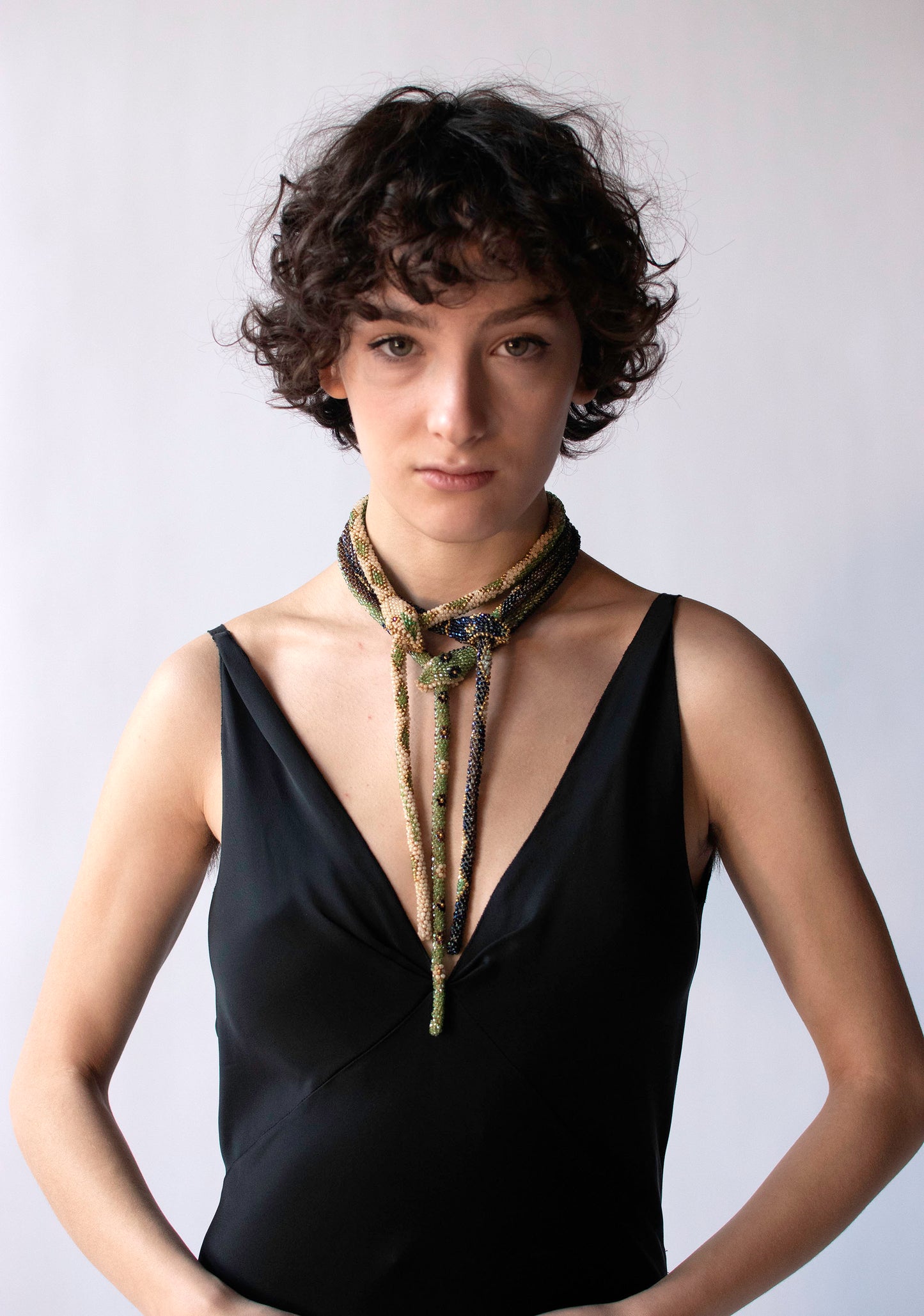 Bead Crochet Snake | Peridot Flower