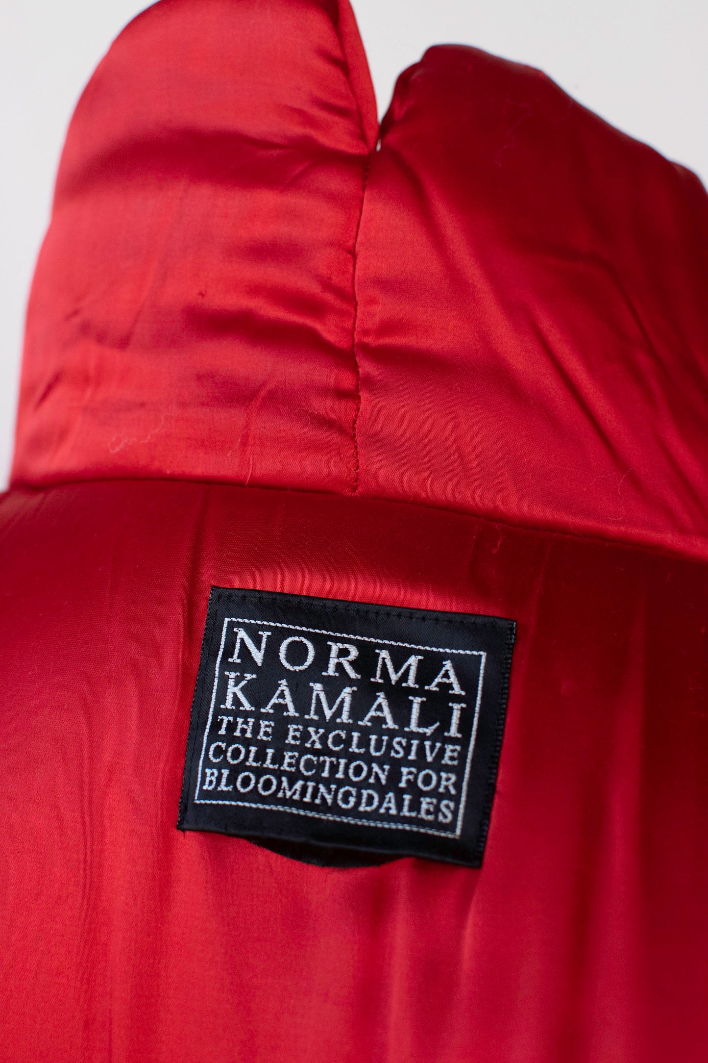 Red Sleeping Bag Coat | Norma Kamali