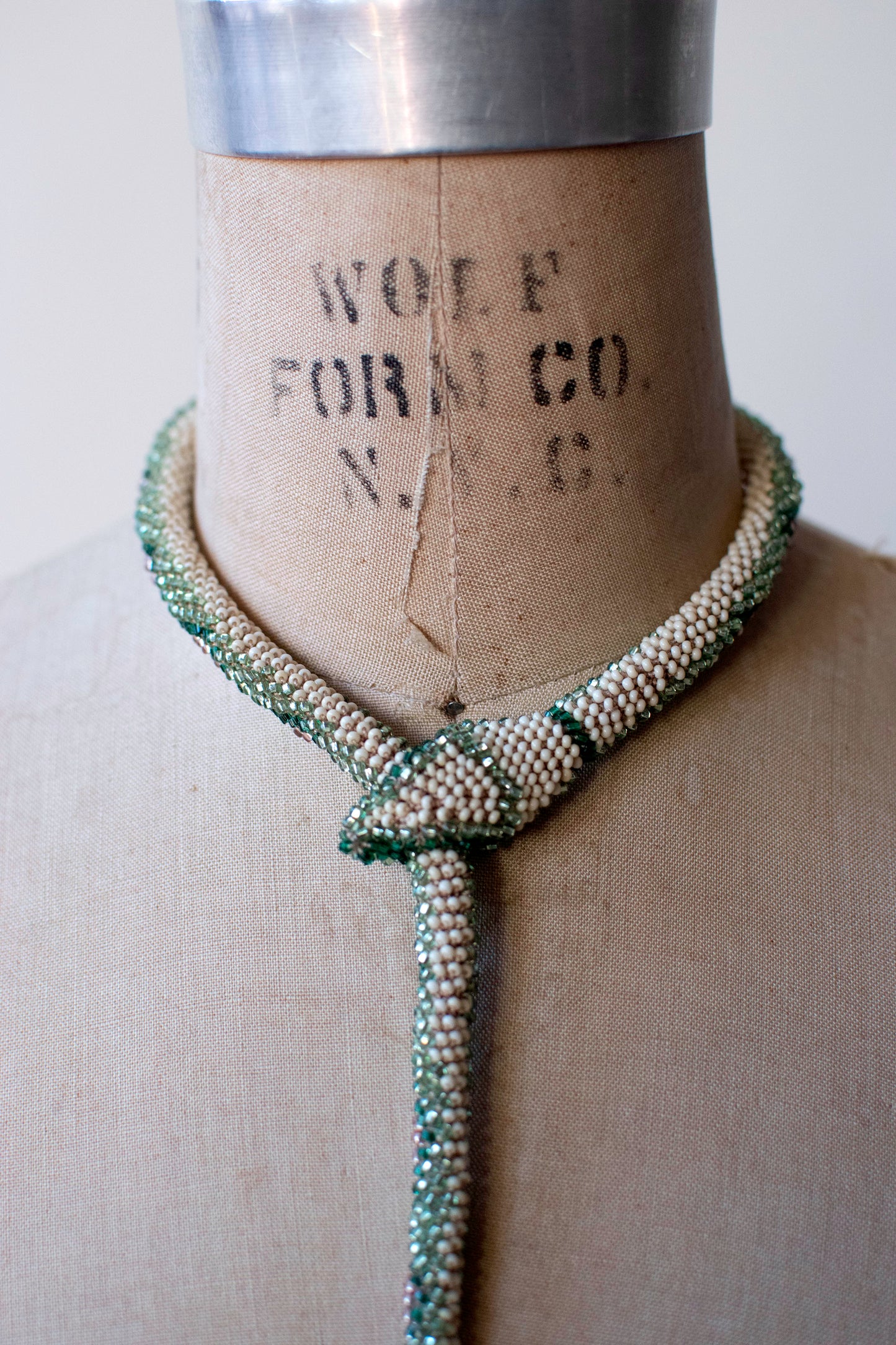 Bead Crochet Snake | Mint Diamond