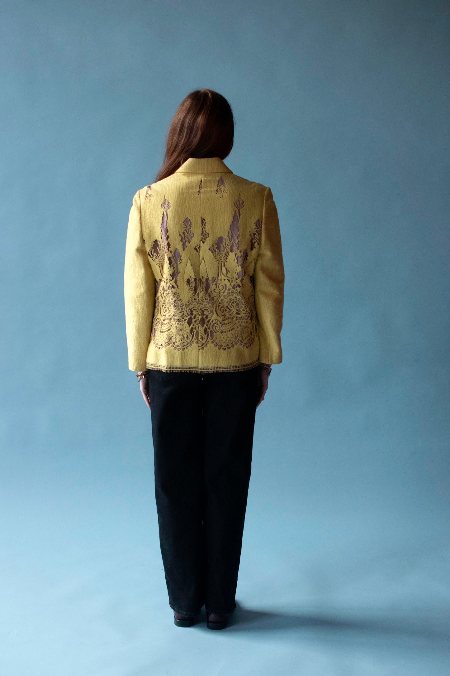 Mustard Lace Jacket | Christian Lacroix Bazar